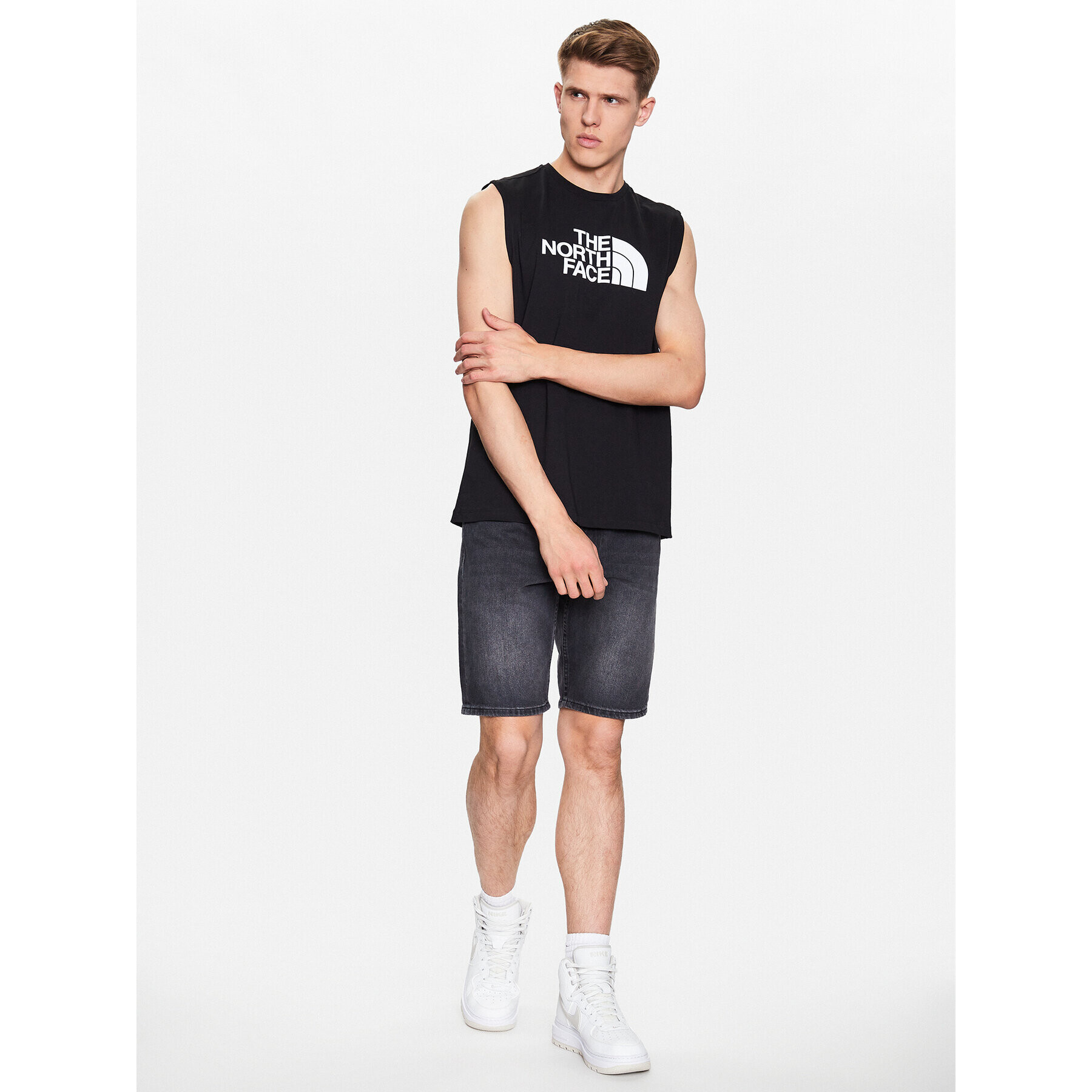 The North Face Tank top Easy NF0A5IGY Černá Regular Fit - Pepit.cz