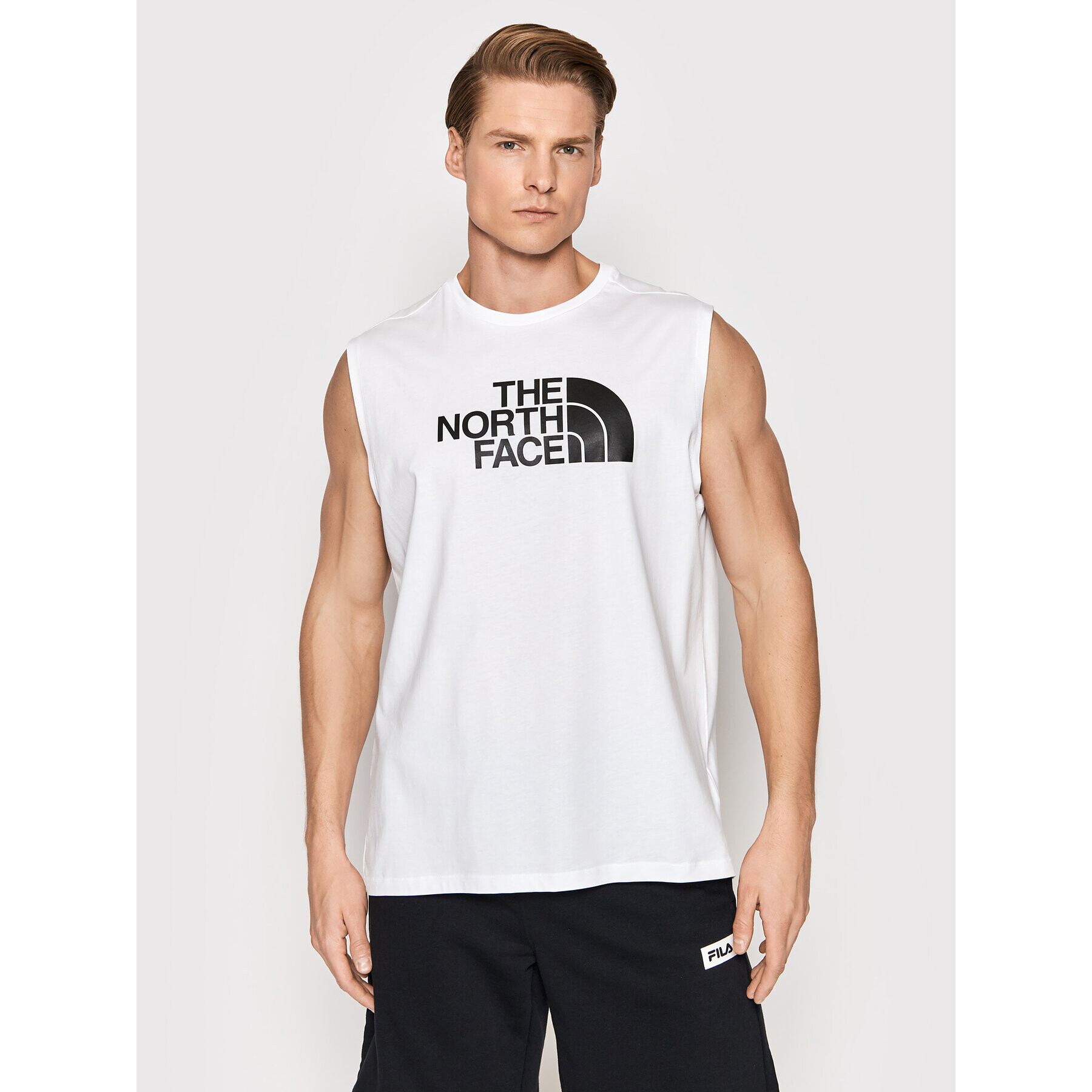 The North Face Tank top M Easy NF0A5IGY Bílá Regular Fit - Pepit.cz