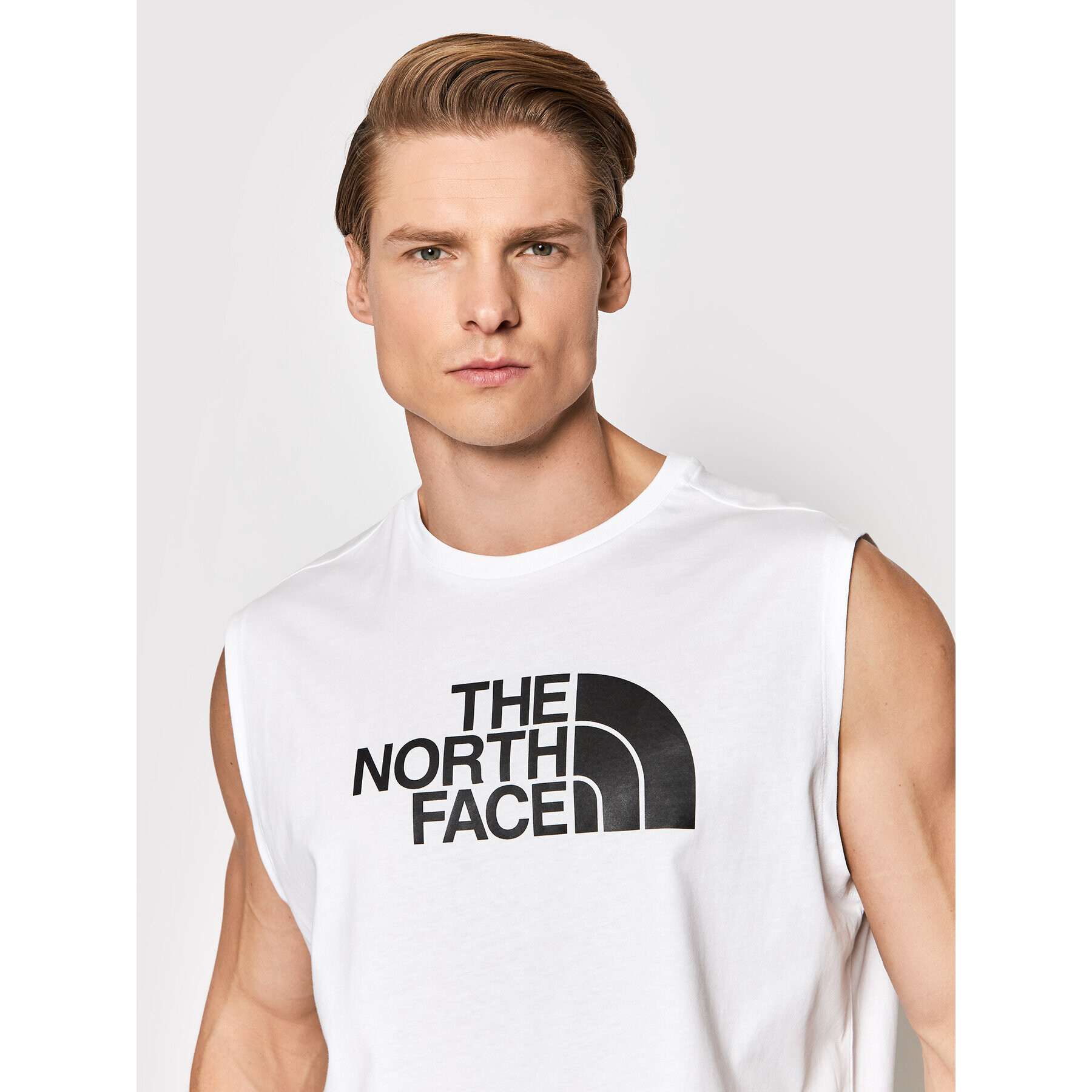 The North Face Tank top M Easy NF0A5IGY Bílá Regular Fit - Pepit.cz