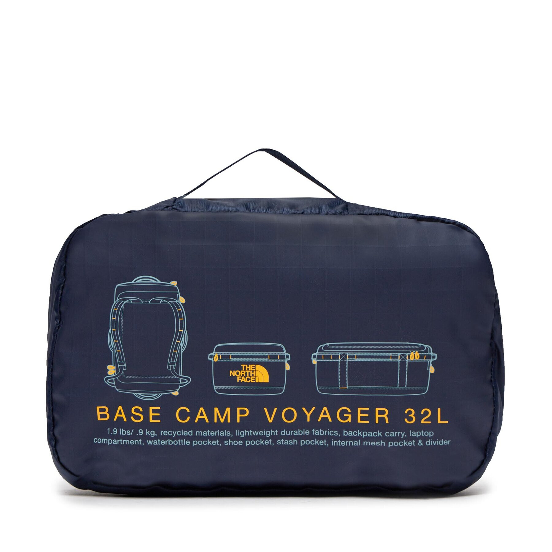 The North Face Taška Base Camp Voyager Duffel 32LNF0A52RRH7I1 Žlutá - Pepit.cz