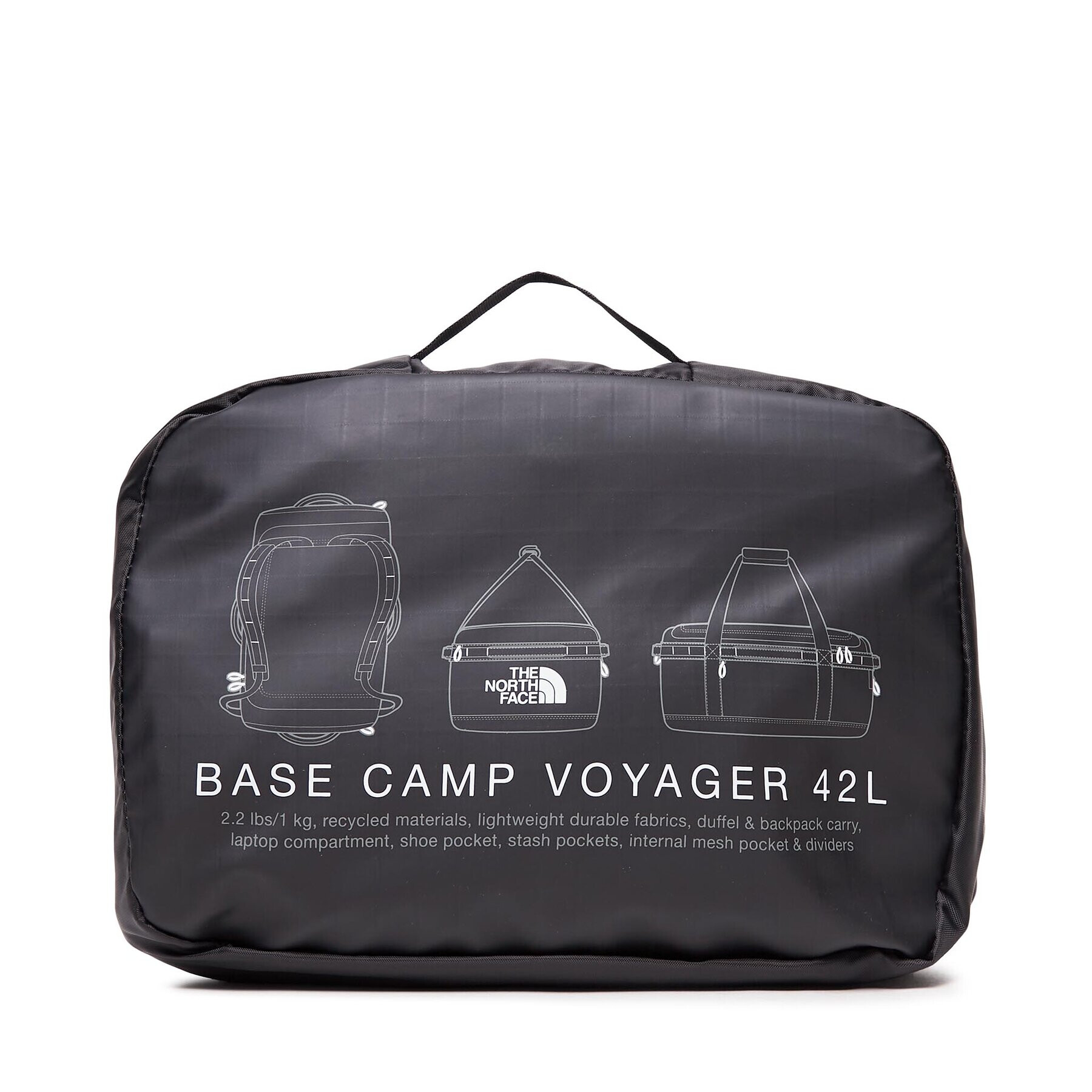 The North Face Taška Base Camp Voyager Duffel 42LNF0A52RQKY41 Černá - Pepit.cz