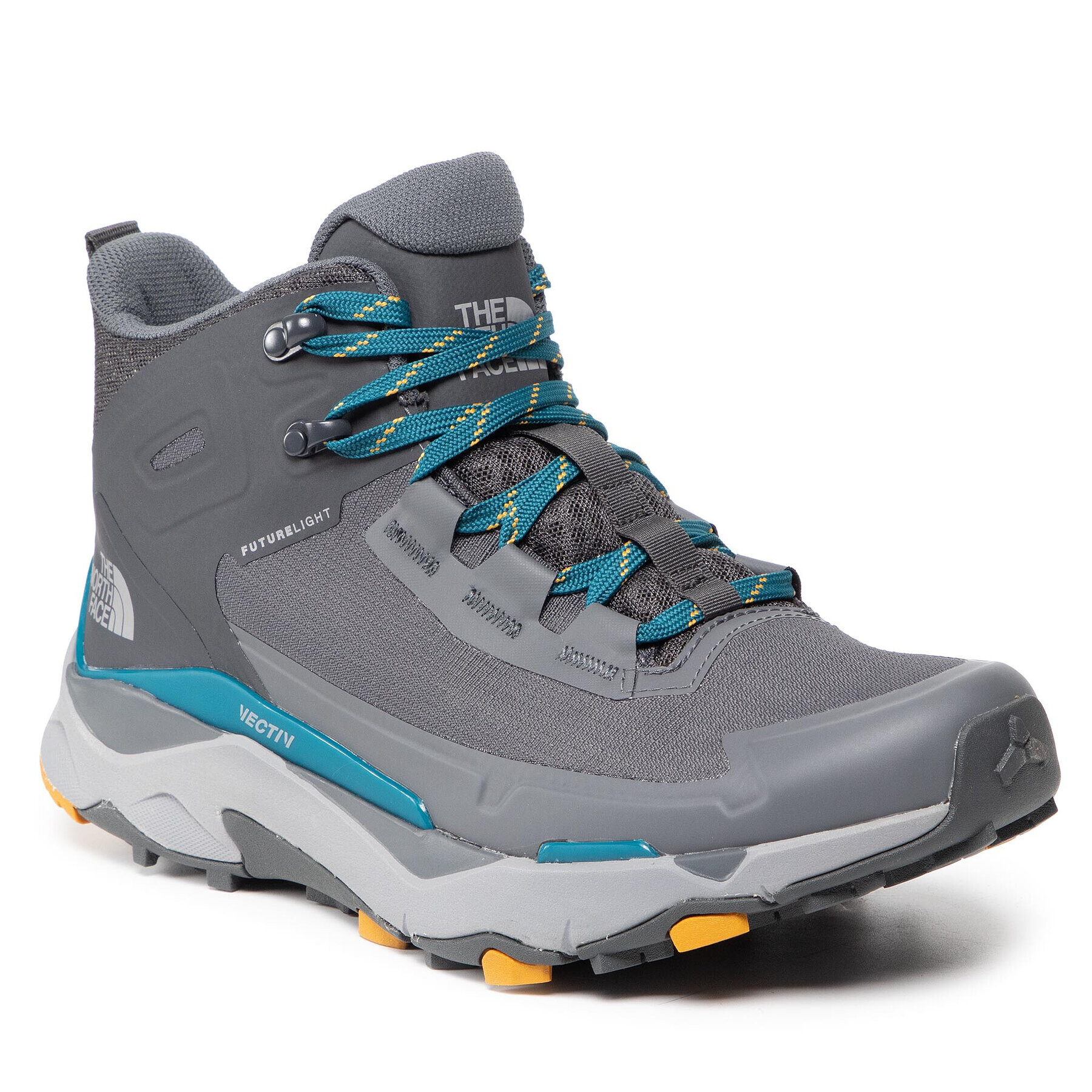 The North Face Trekingová obuv Men's Vectiv Exploris Mid Futurelight NF0A4T2U0Z11 Šedá - Pepit.cz