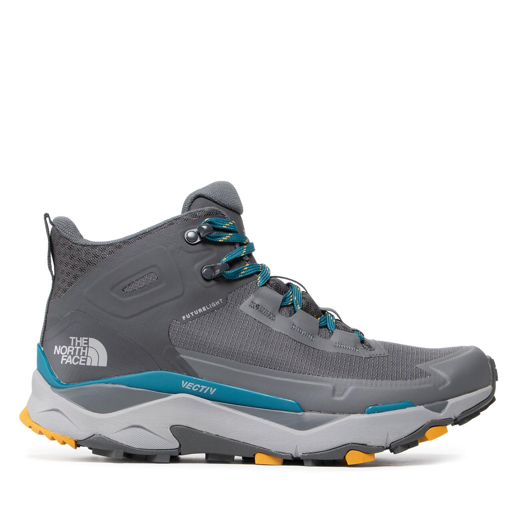 The North Face Trekingová obuv Men's Vectiv Exploris Mid Futurelight NF0A4T2U0Z11 Šedá - Pepit.cz