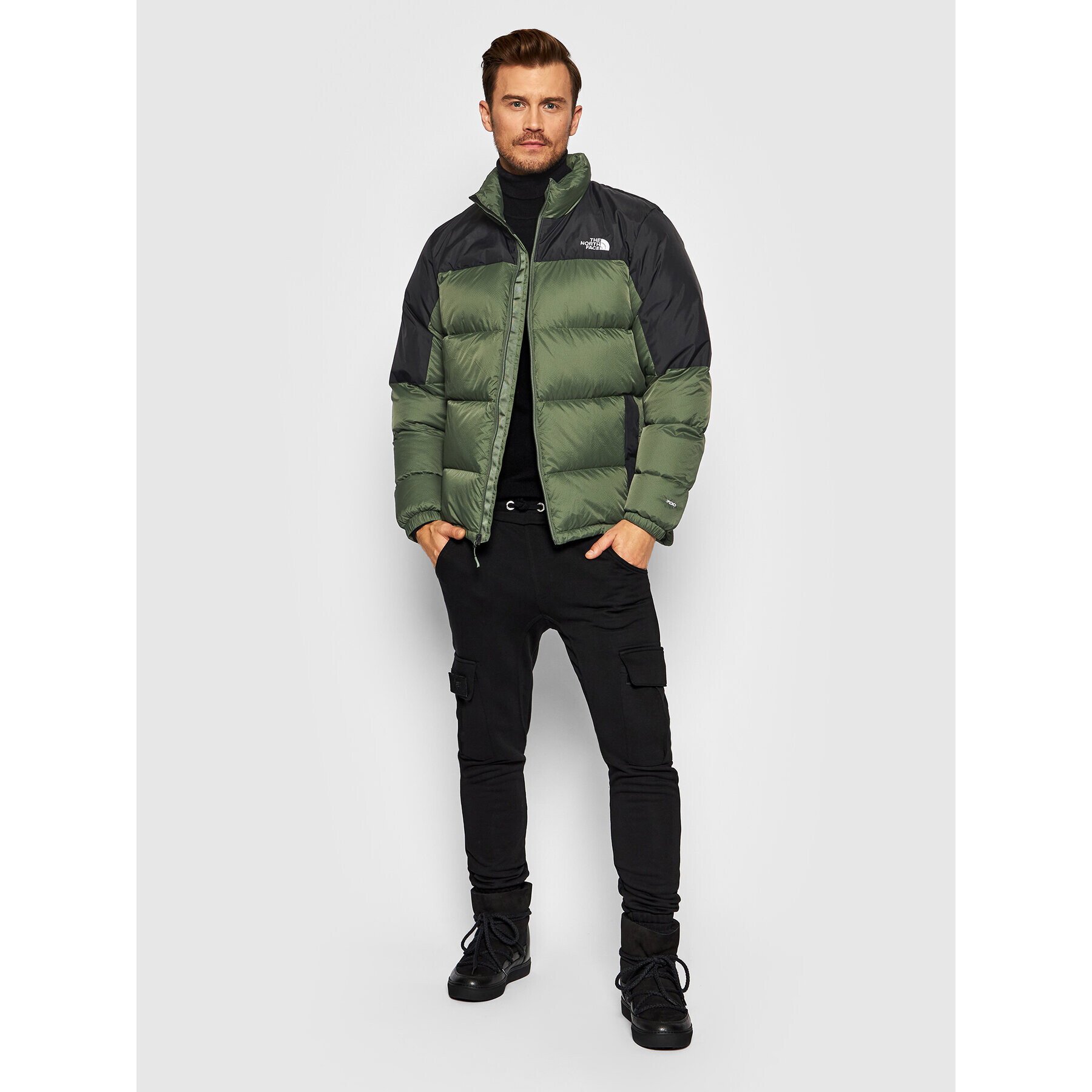 The North Face Vatovaná bunda Diablo NF0A4M9J Zelená Regular Fit - Pepit.cz