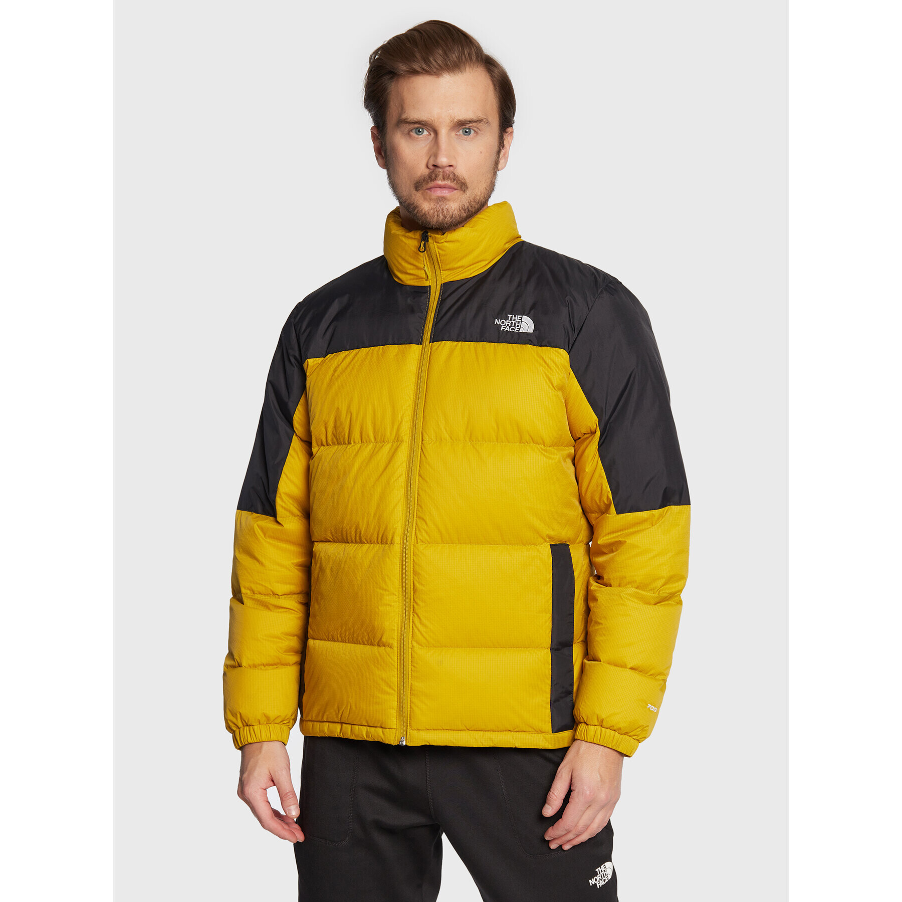 The North Face Vatovaná bunda Diablo NF0A4M9J Žlutá Regular Fit - Pepit.cz