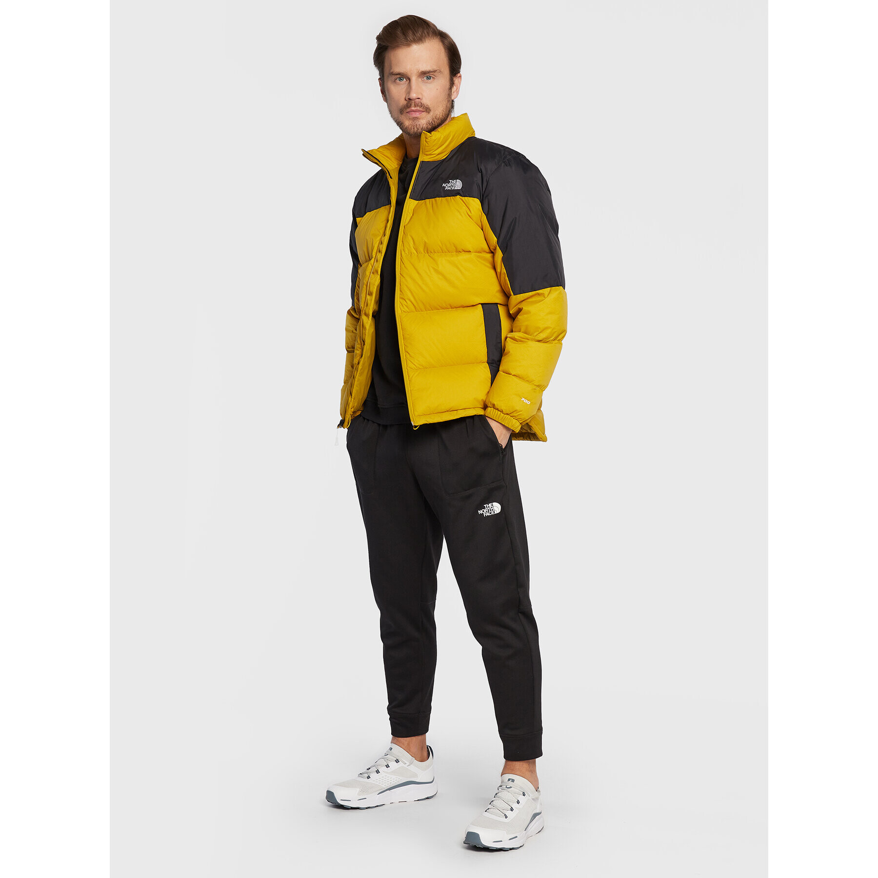 The North Face Vatovaná bunda Diablo NF0A4M9J Žlutá Regular Fit - Pepit.cz