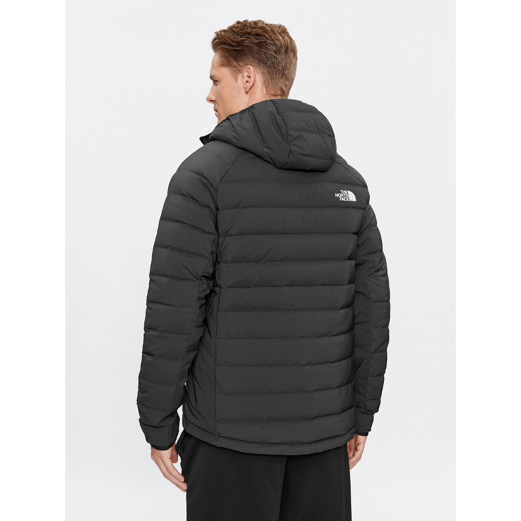 The North Face Vatovaná bunda M Belleview Stretch Down HoodieNF0A7UJEJK31 Černá Regular Fit - Pepit.cz