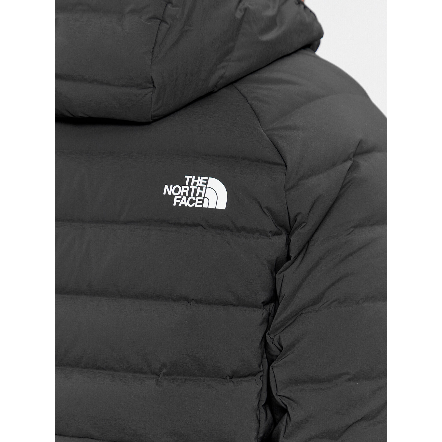 The North Face Vatovaná bunda M Belleview Stretch Down HoodieNF0A7UJEJK31 Černá Regular Fit - Pepit.cz