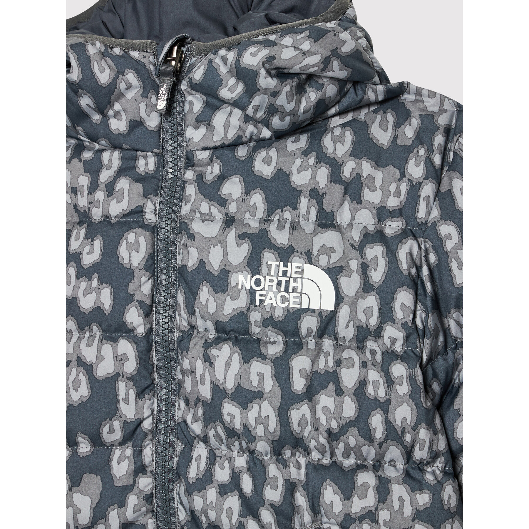 The North Face Vatovaná bunda Print Hyalite NF0A5IYR Šedá Regular Fit - Pepit.cz