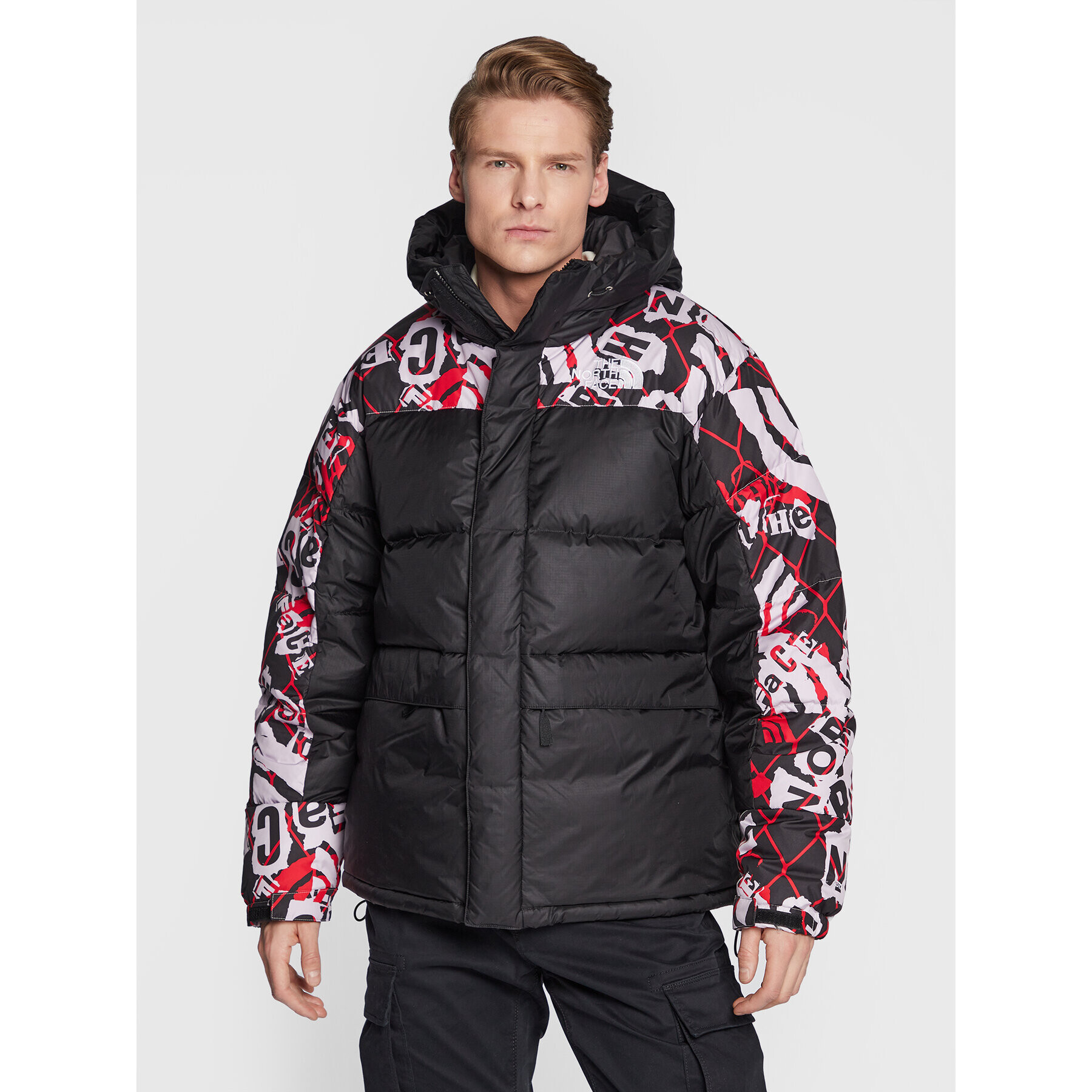 The North Face Vatovaná bunda Printed Hmlyn NF0A5J1J Černá Regular Fit - Pepit.cz