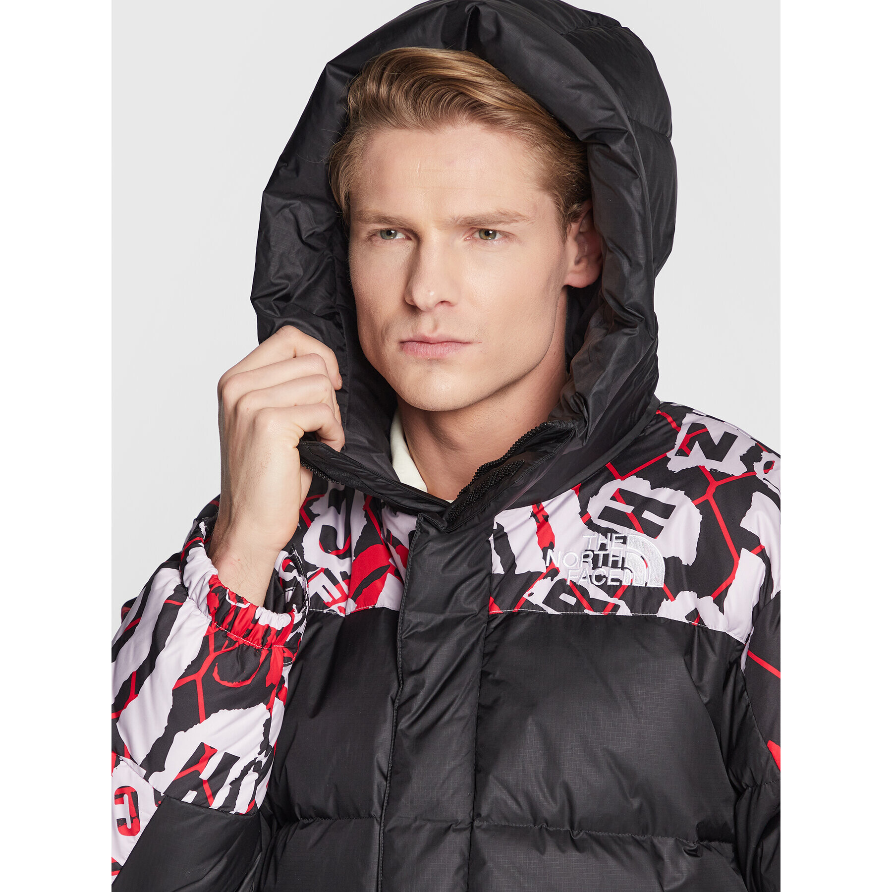 The North Face Vatovaná bunda Printed Hmlyn NF0A5J1J Černá Regular Fit - Pepit.cz