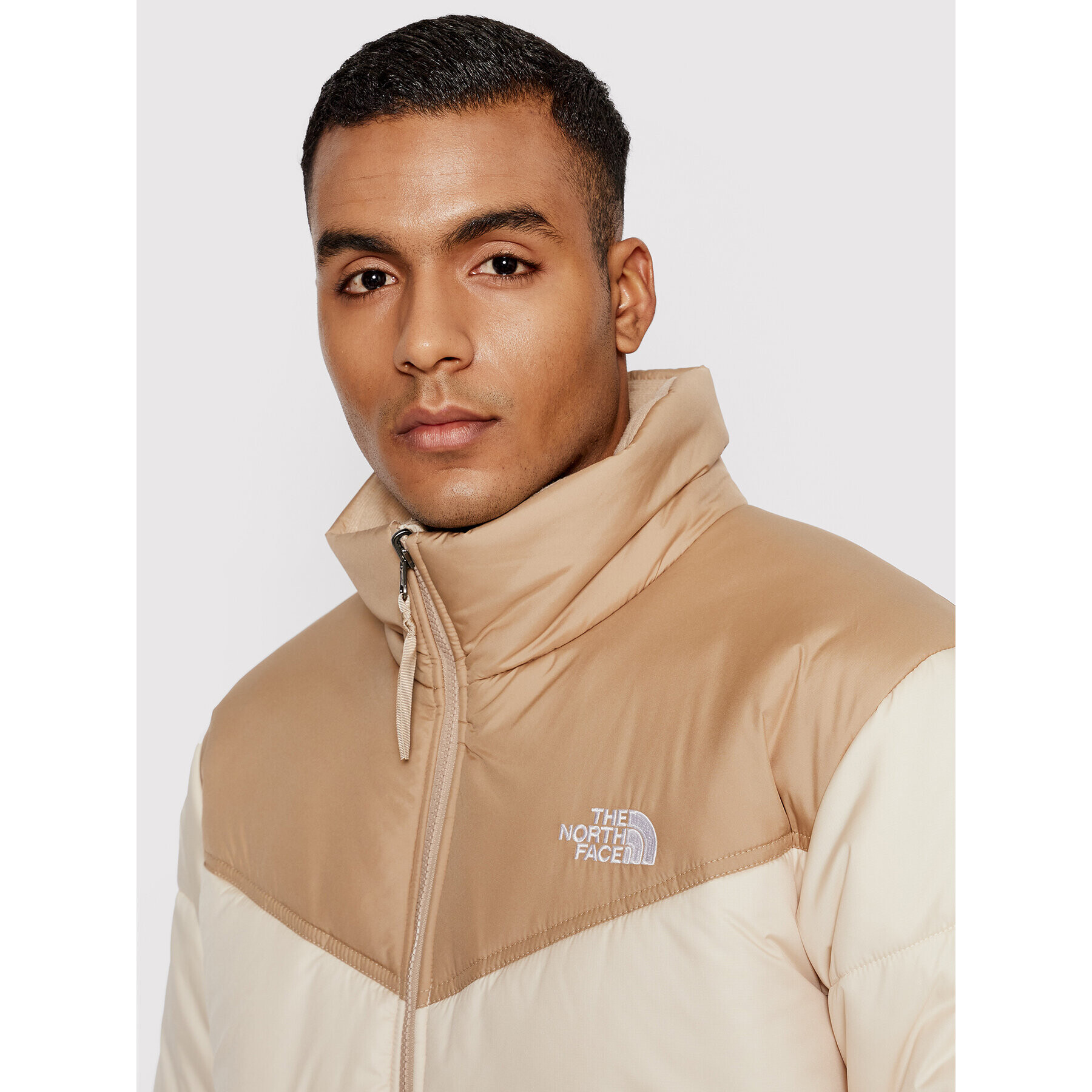 The North Face Vatovaná bunda Saikuru NF0A2VEZ Béžová Regular Fit - Pepit.cz