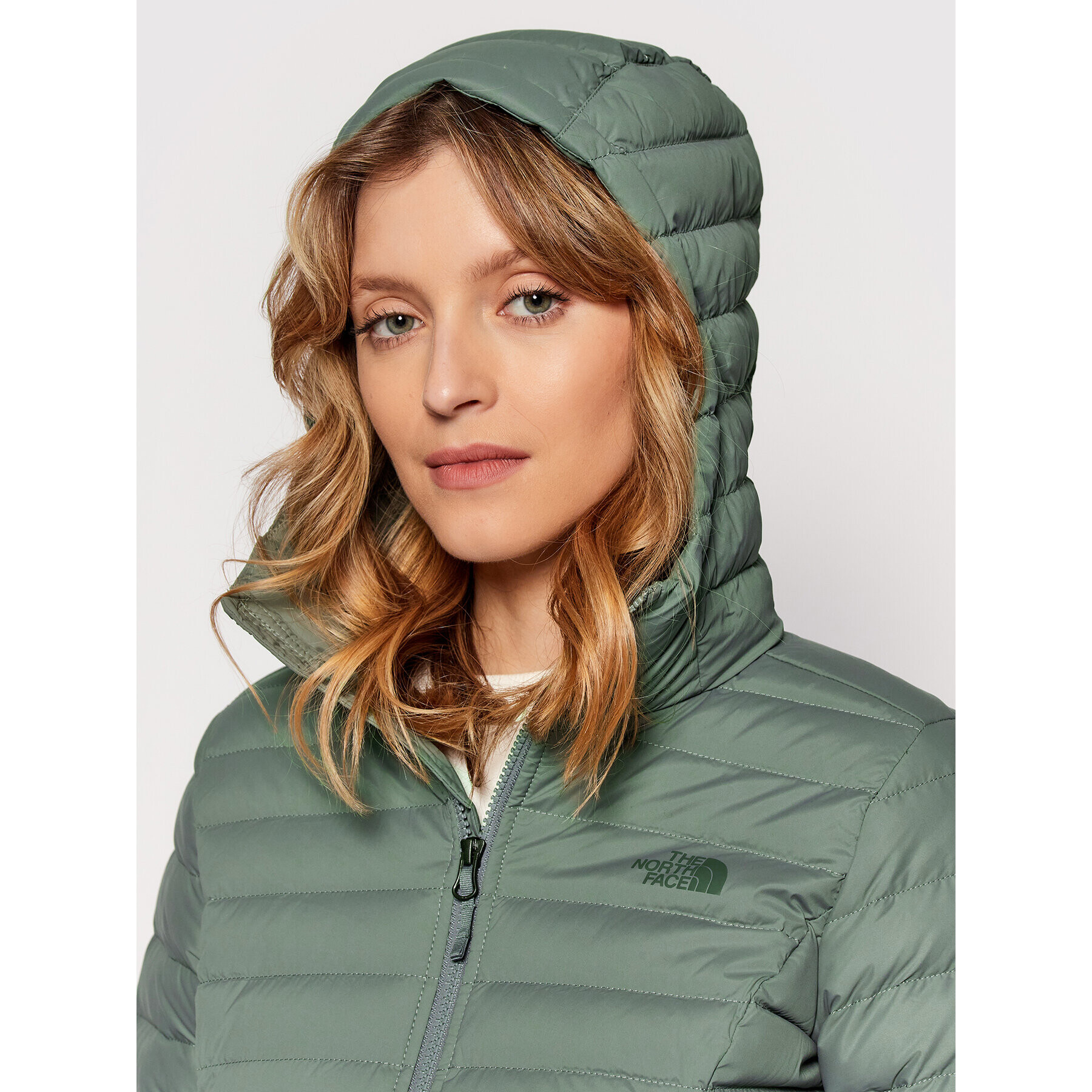 The North Face Vatovaná bunda Stretch NF0A4R4K Zelená Regular Fit - Pepit.cz