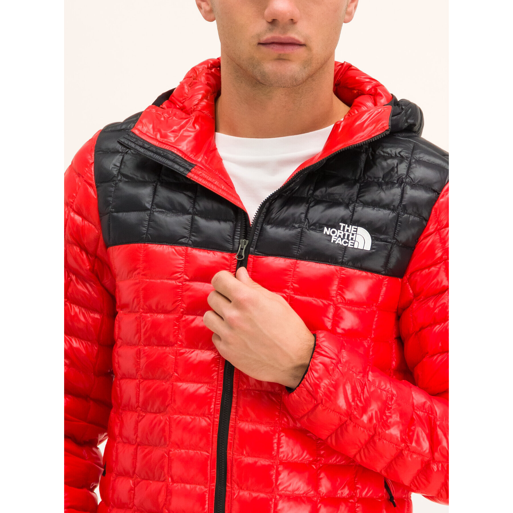 The North Face Vatovaná bunda Thermoball Eco NF0A3Y3M Červená Slim Fit - Pepit.cz