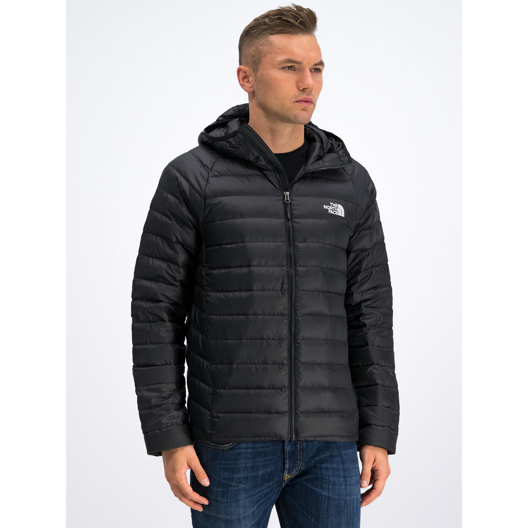 The North Face Vatovaná bunda Travail NF0A39N4 Černá Regular Fit - Pepit.cz