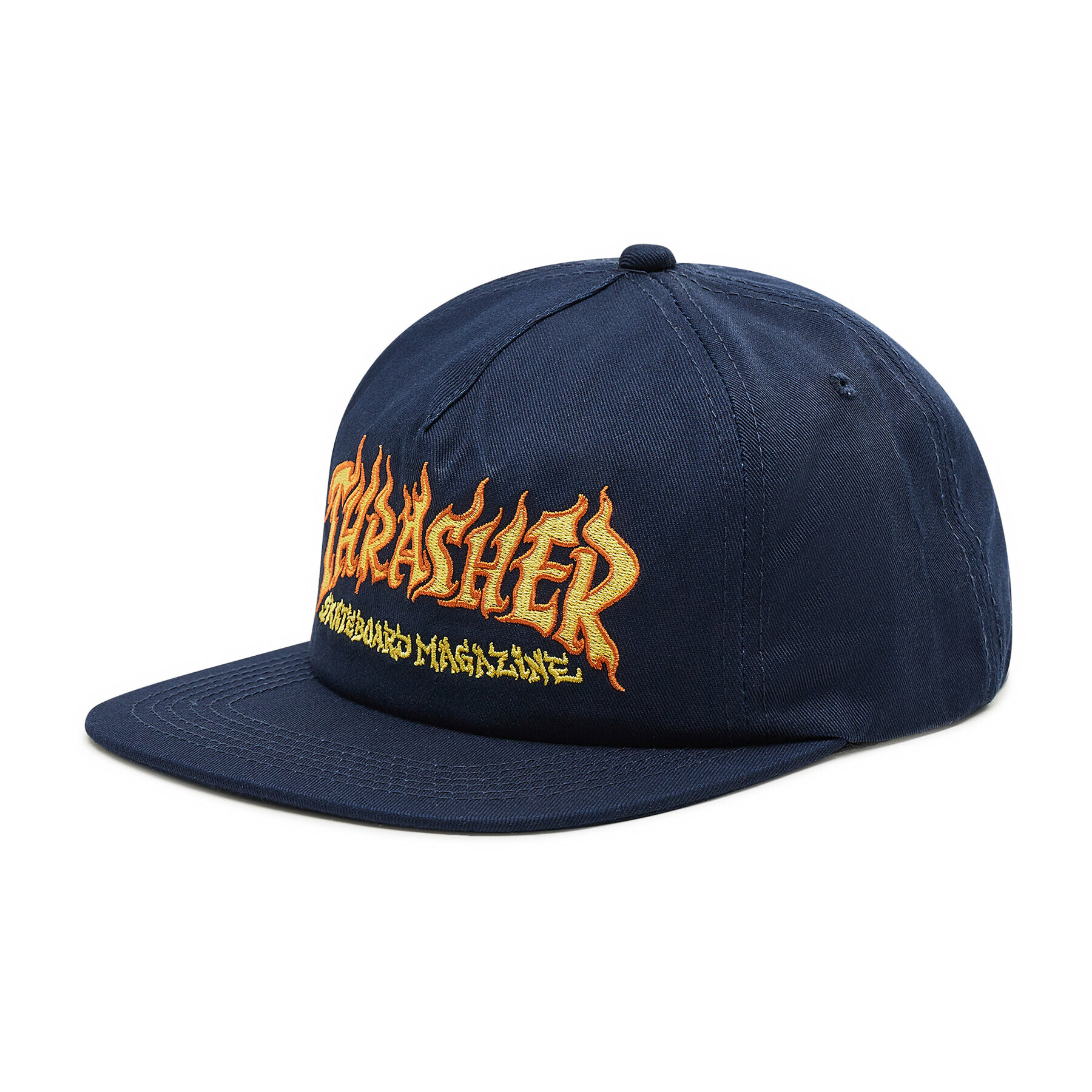 Thrasher Kšiltovka Fire Logo Snap Tmavomodrá - Pepit.cz