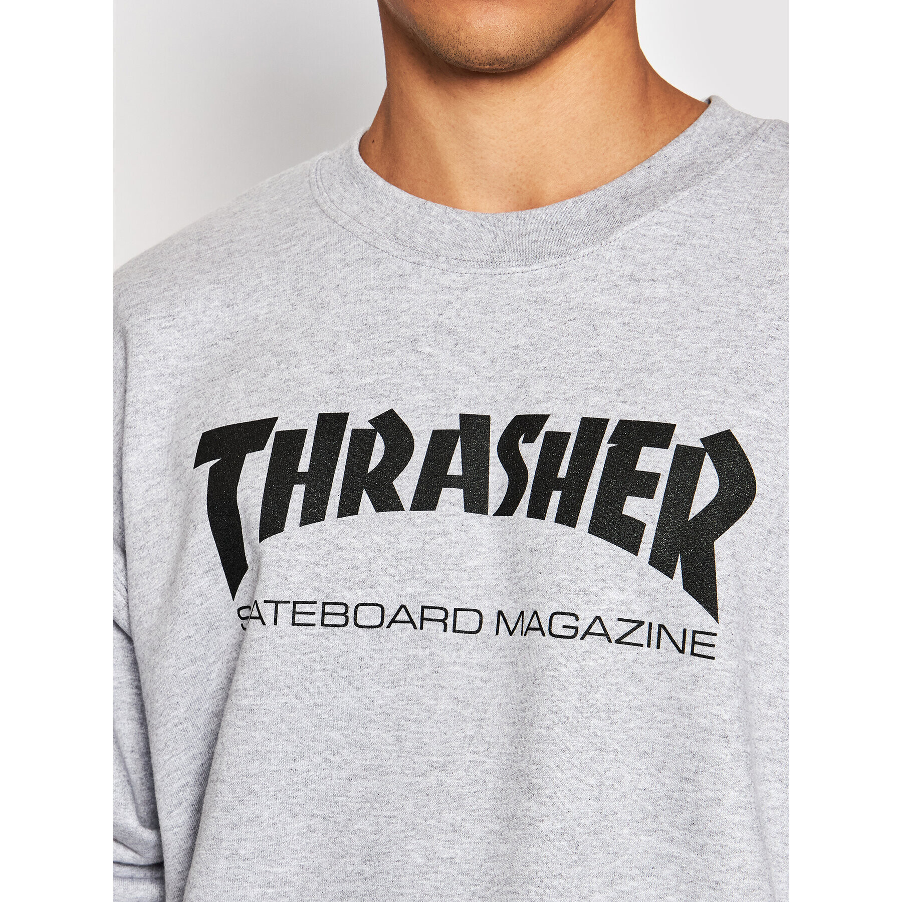 Thrasher Mikina Skate Mag Šedá Regular Fit - Pepit.cz