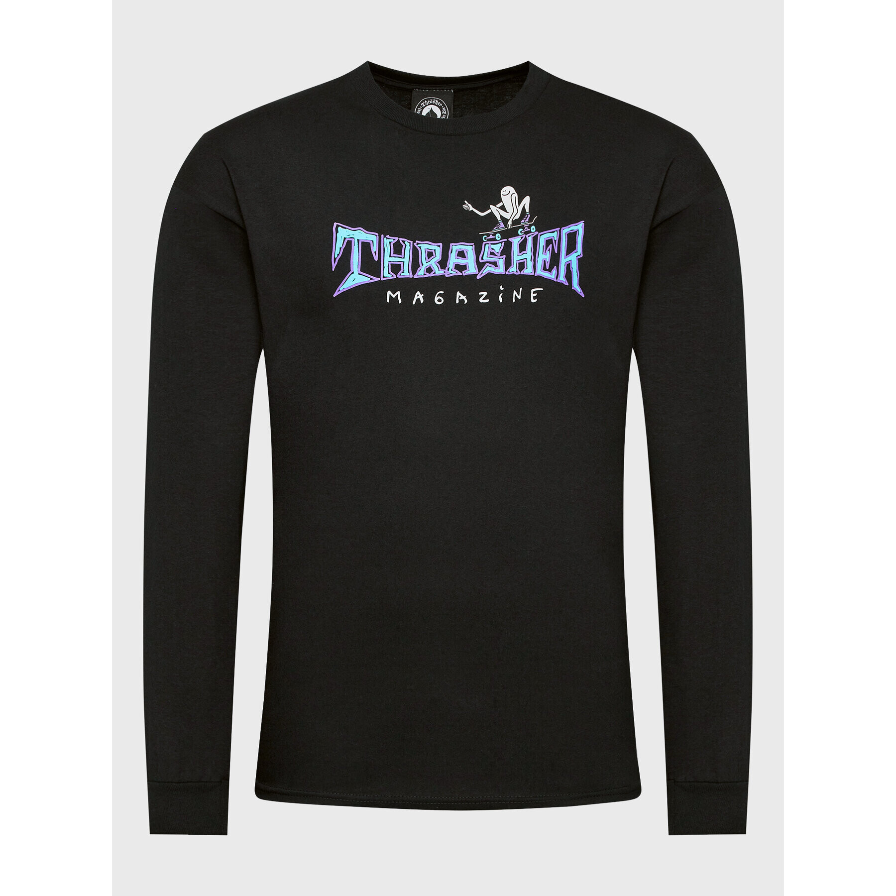 Thrasher S dlouhým rukávem Gonz Thumbs Up Černá Regular Fit - Pepit.cz