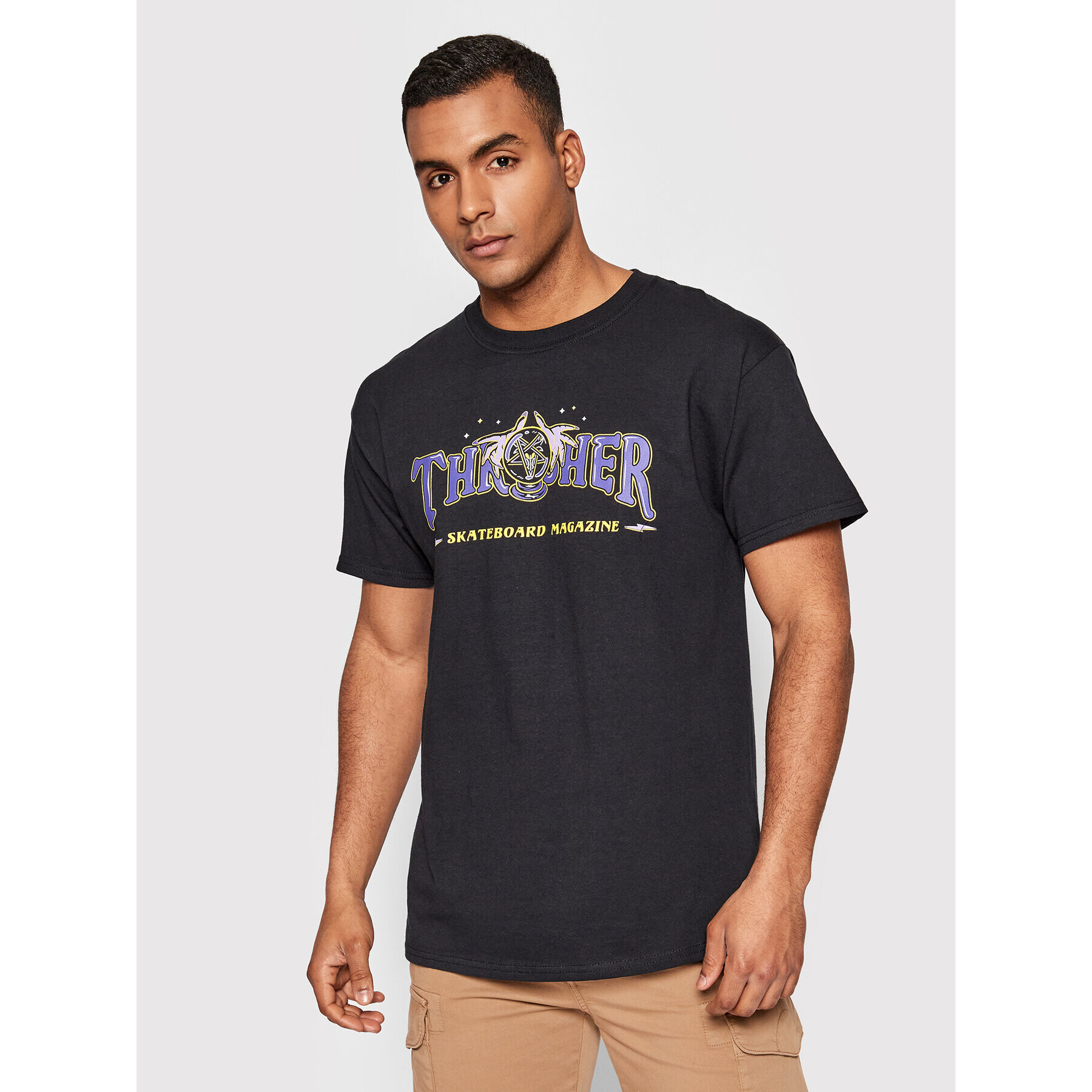 Thrasher T-Shirt Fortune Logo Černá Regular Fit - Pepit.cz