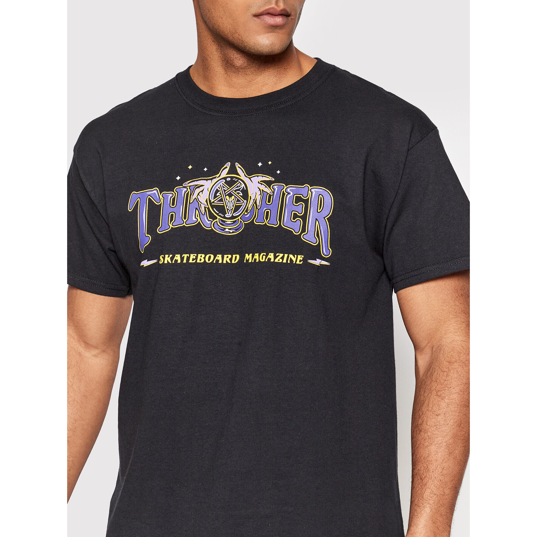 Thrasher T-Shirt Fortune Logo Černá Regular Fit - Pepit.cz