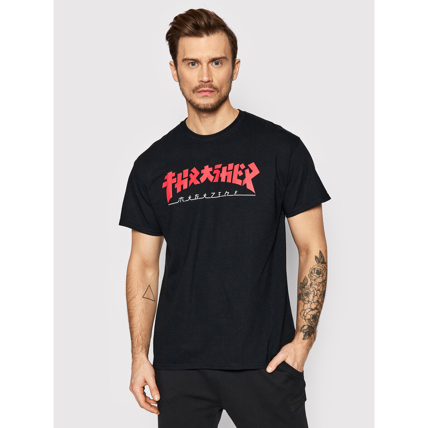 Thrasher T-Shirt Godzilla Černá Regular Fit - Pepit.cz