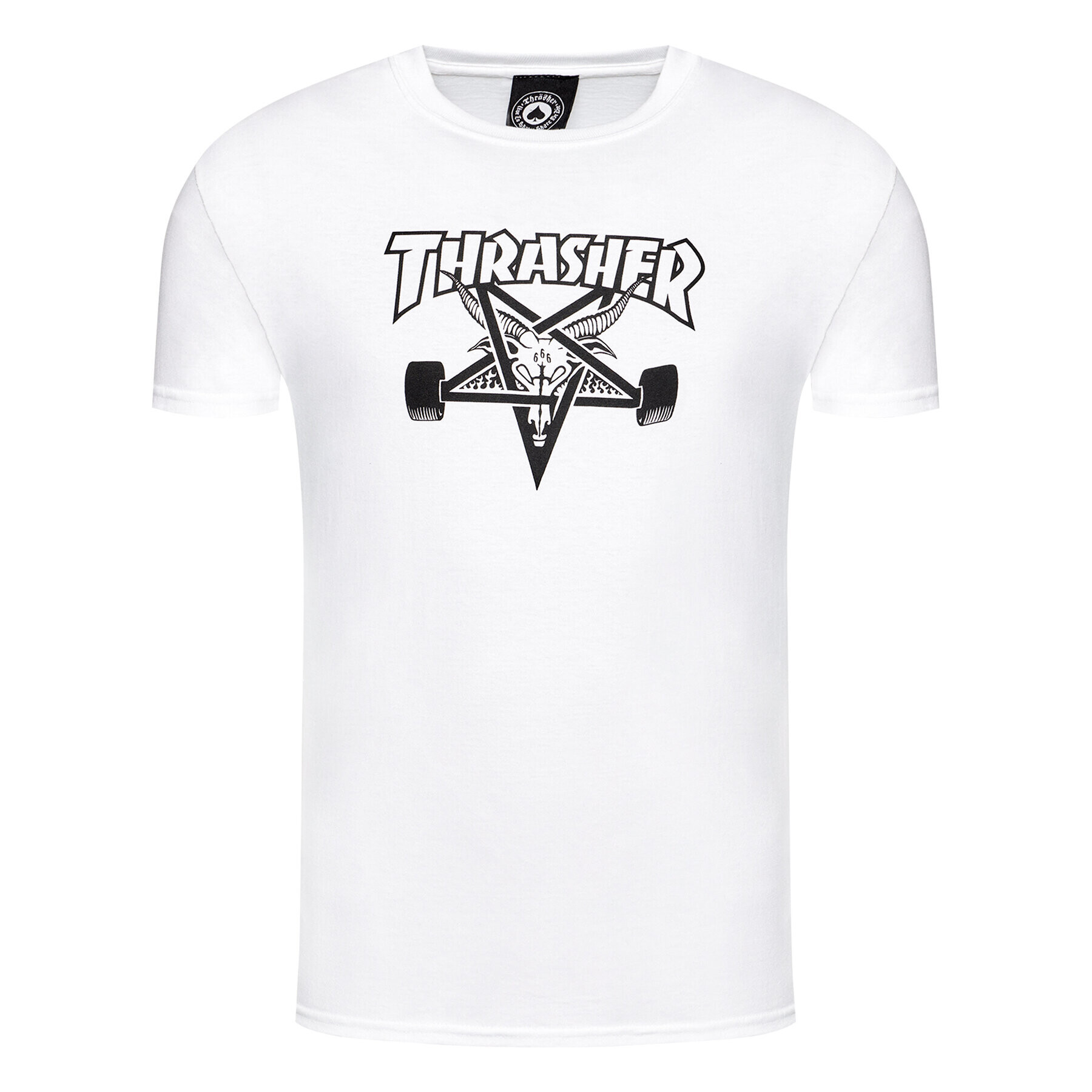 Thrasher T-Shirt Sk8 Goat Bílá Regular Fit - Pepit.cz