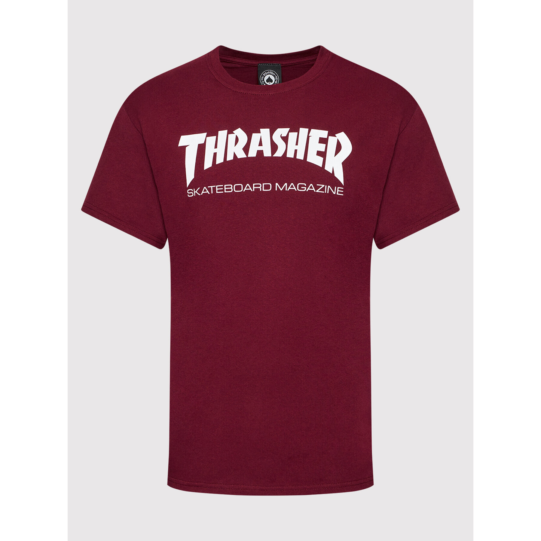 Thrasher T-Shirt Skatemag Bordó Regular Fit - Pepit.cz