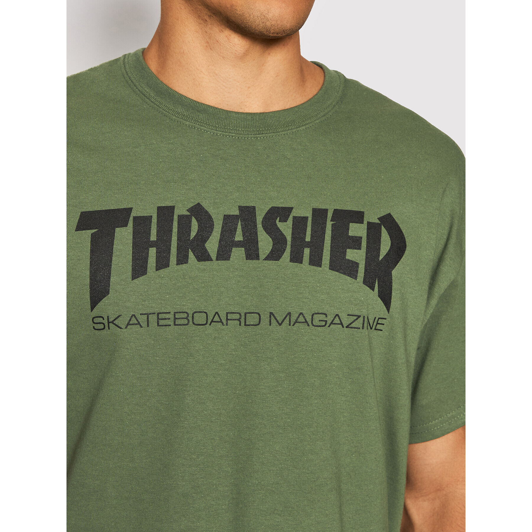 Thrasher T-Shirt Skatemag Zelená Regular Fit - Pepit.cz