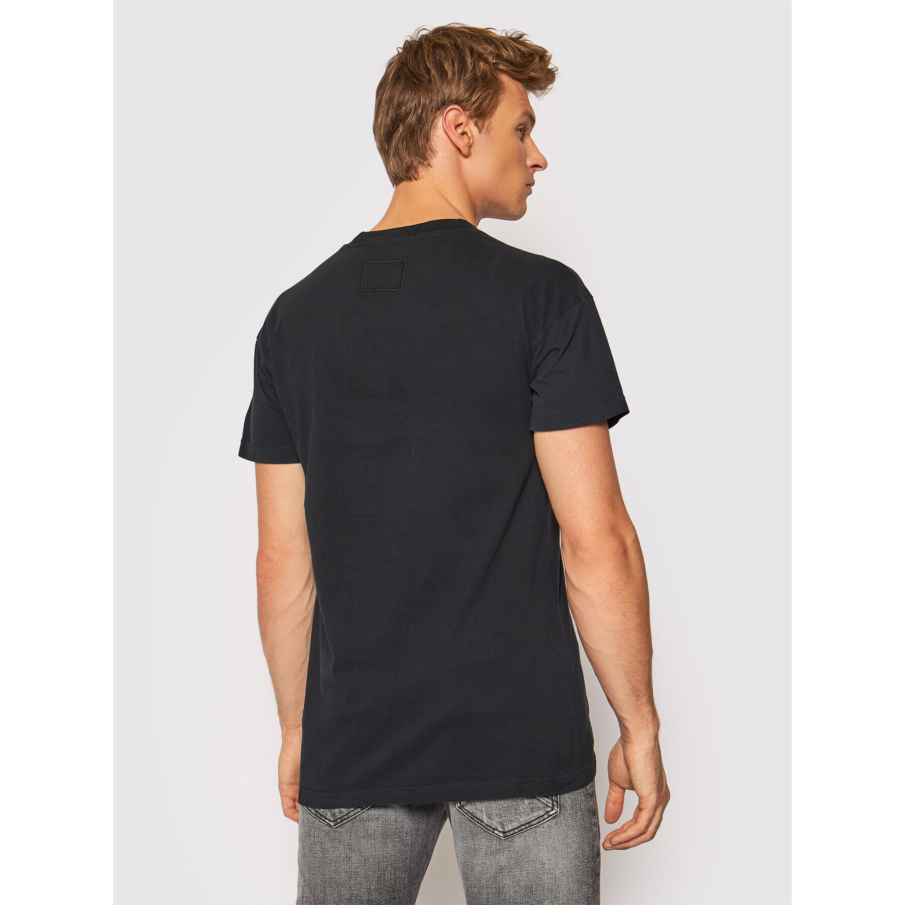 Tigha T-Shirt Delian Logo 106327 Černá Regular Fit - Pepit.cz