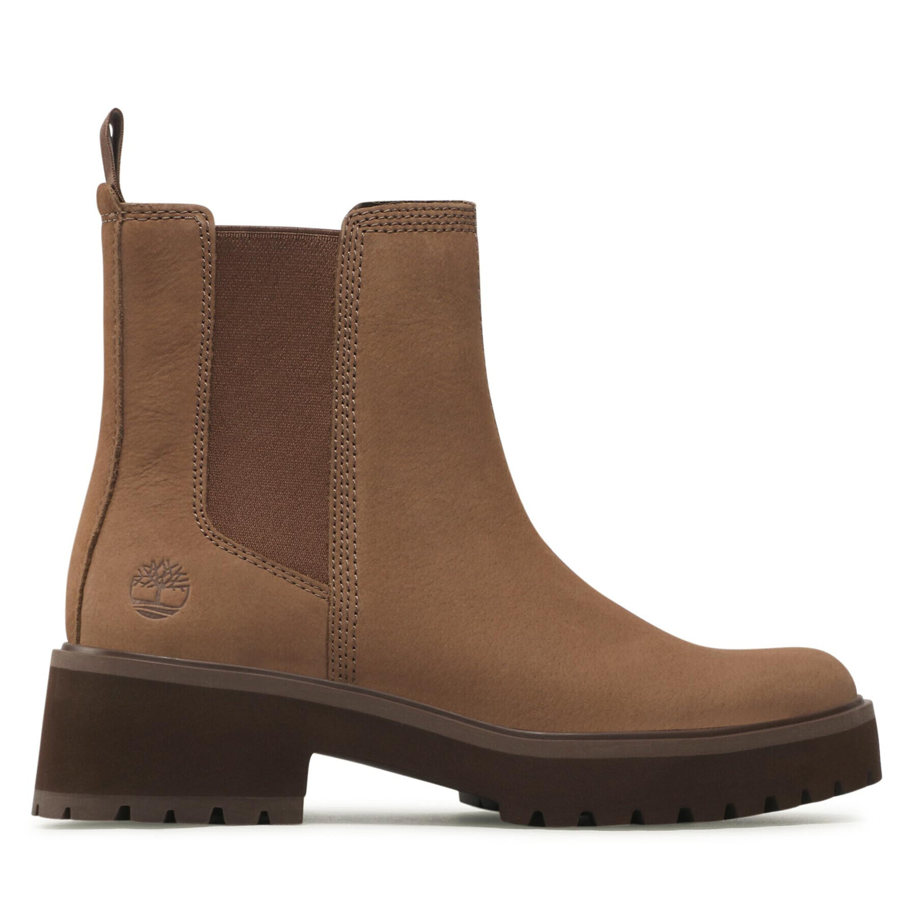 Timberland Kotníková obuv s elastickým prvkem Carnaby Cool Basic Chlsea TB0A5NQ7D691 Hnědá - Pepit.cz