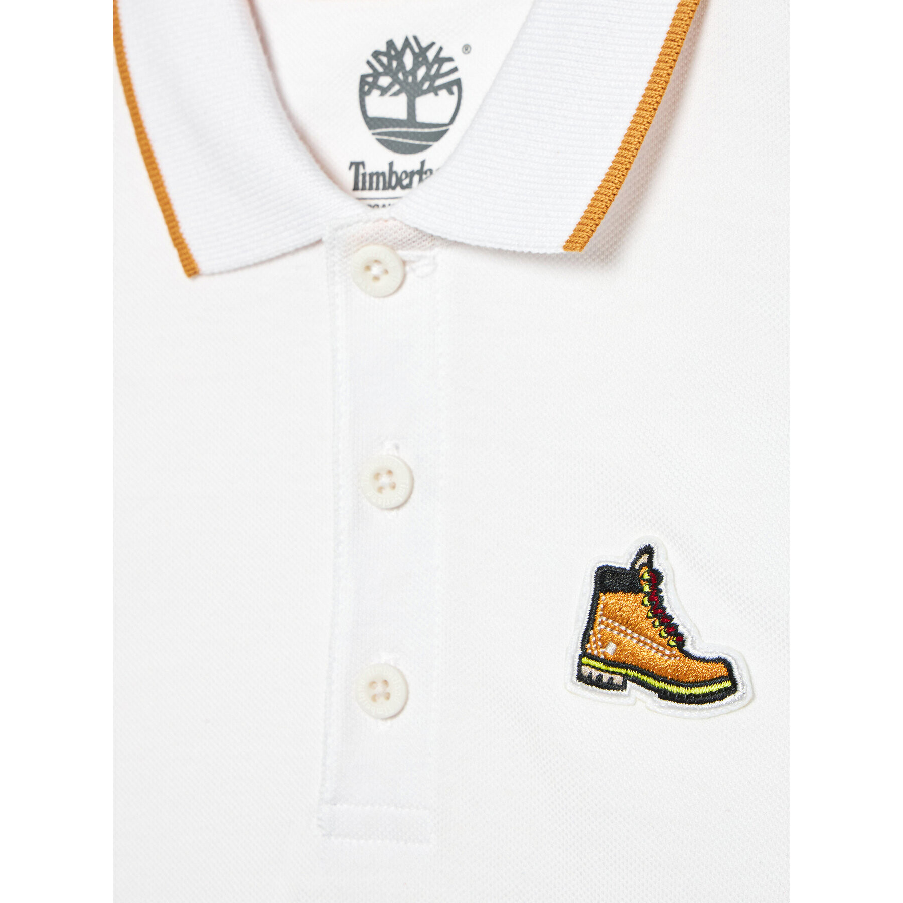 Timberland Polokošile T25T01 D Bílá Regular Fit - Pepit.cz