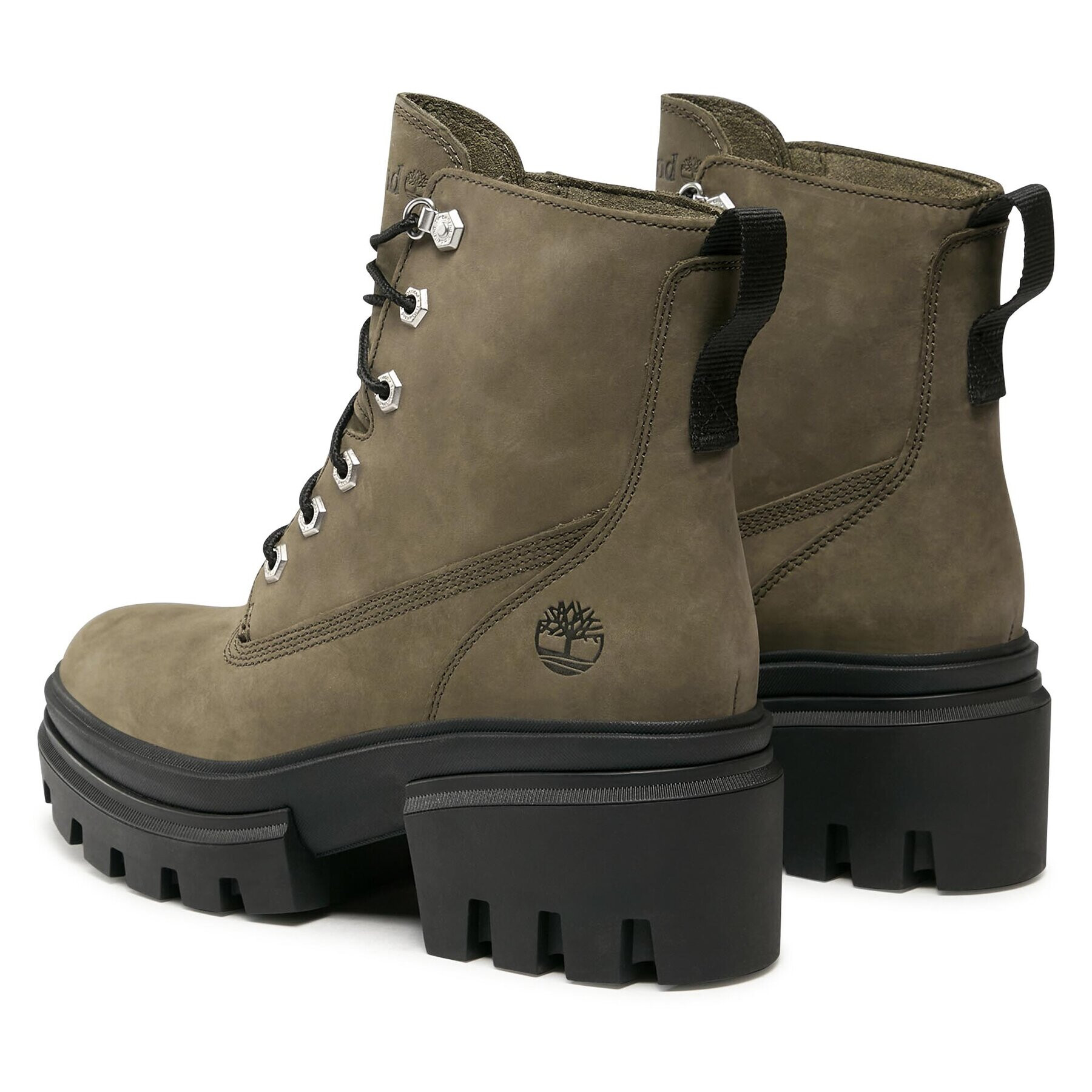 Timberland Polokozačky Everleigh Boot 6In Laceup TB0A5Z689911 Zelená - Pepit.cz