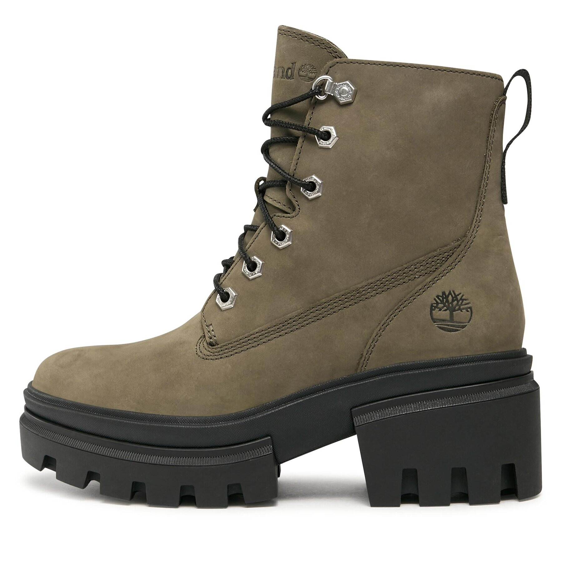 Timberland Polokozačky Everleigh Boot 6In Laceup TB0A5Z689911 Zelená - Pepit.cz