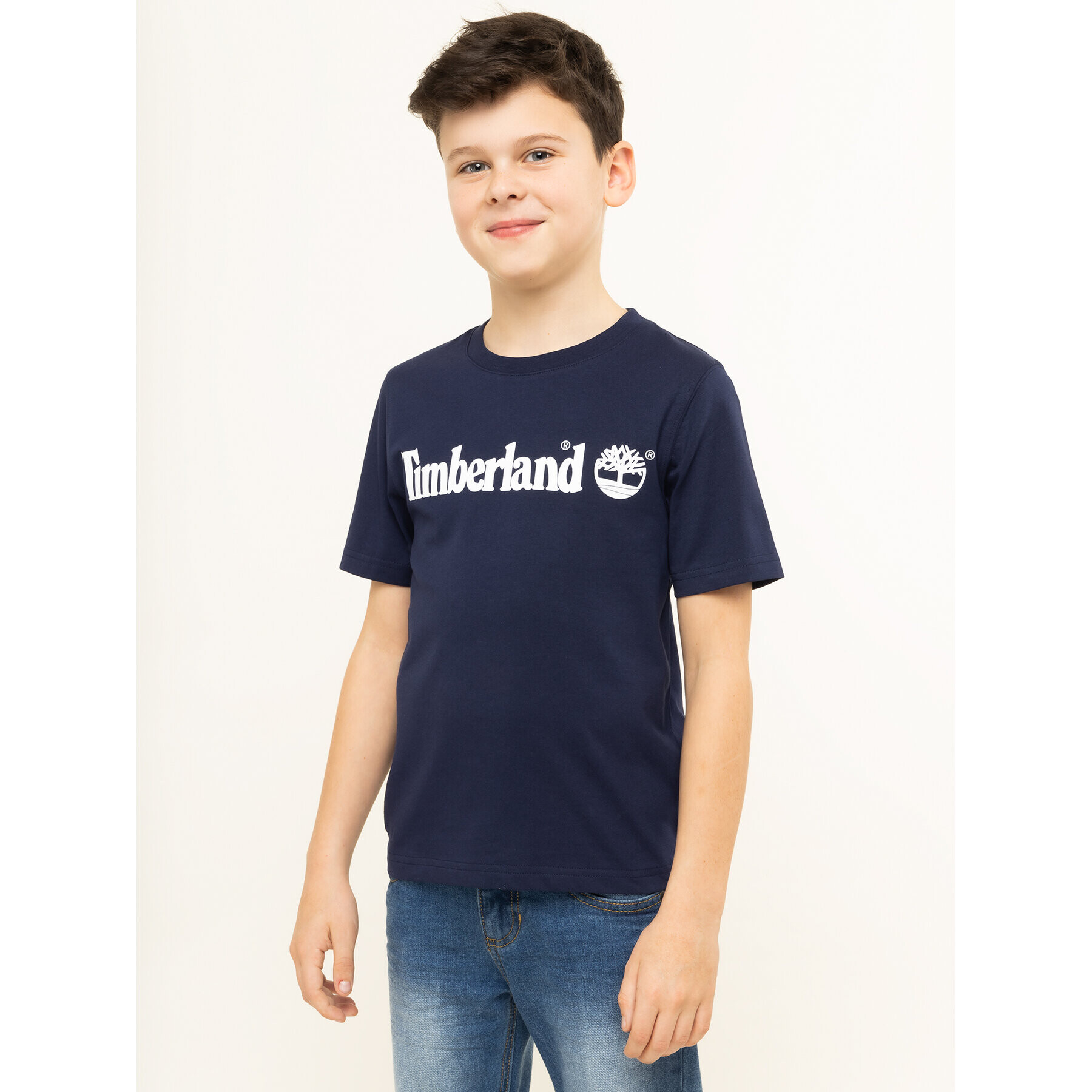 Timberland T-Shirt T25P12 Tmavomodrá Regular Fit - Pepit.cz