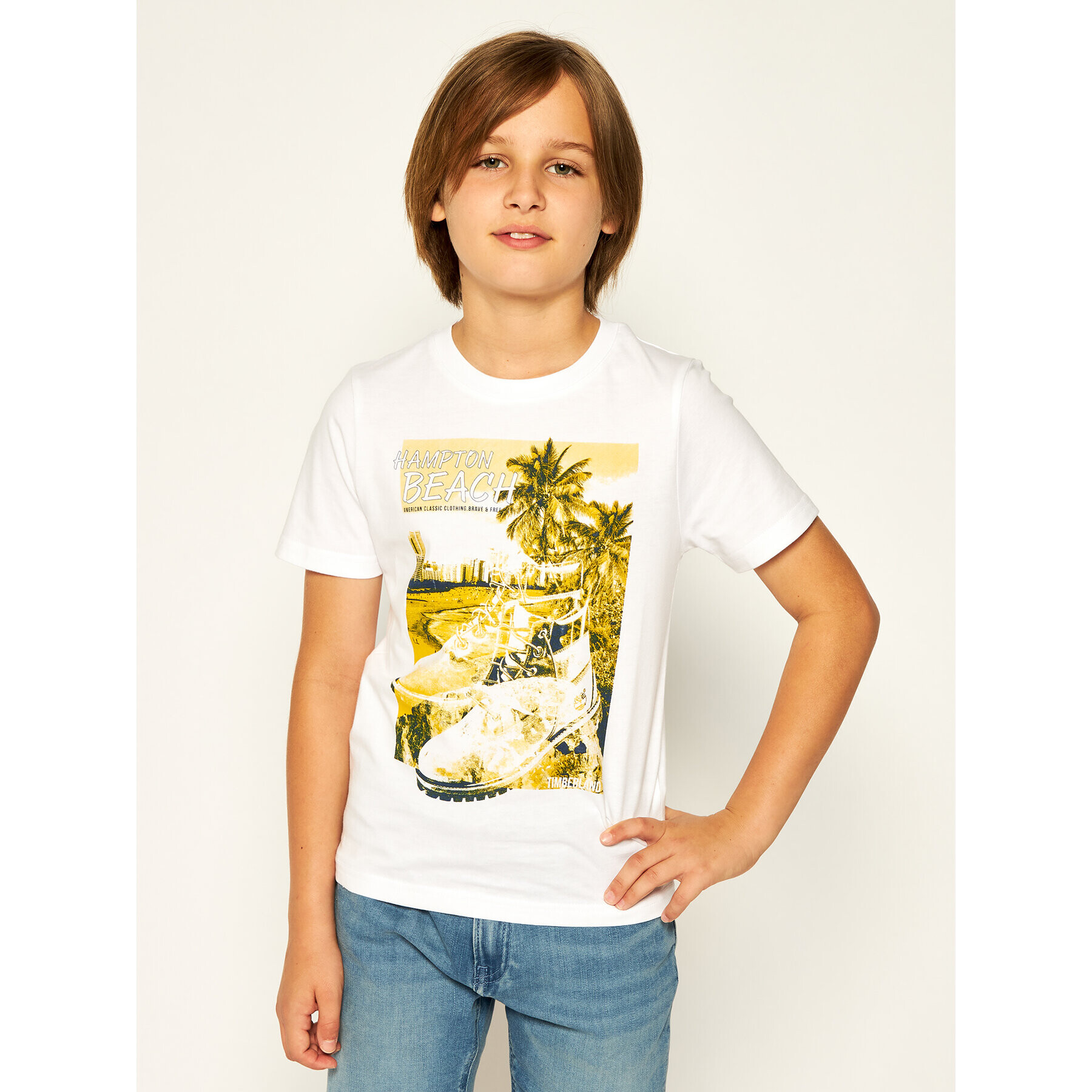 Timberland T-Shirt T25Q62 D Bílá Regular Fit - Pepit.cz