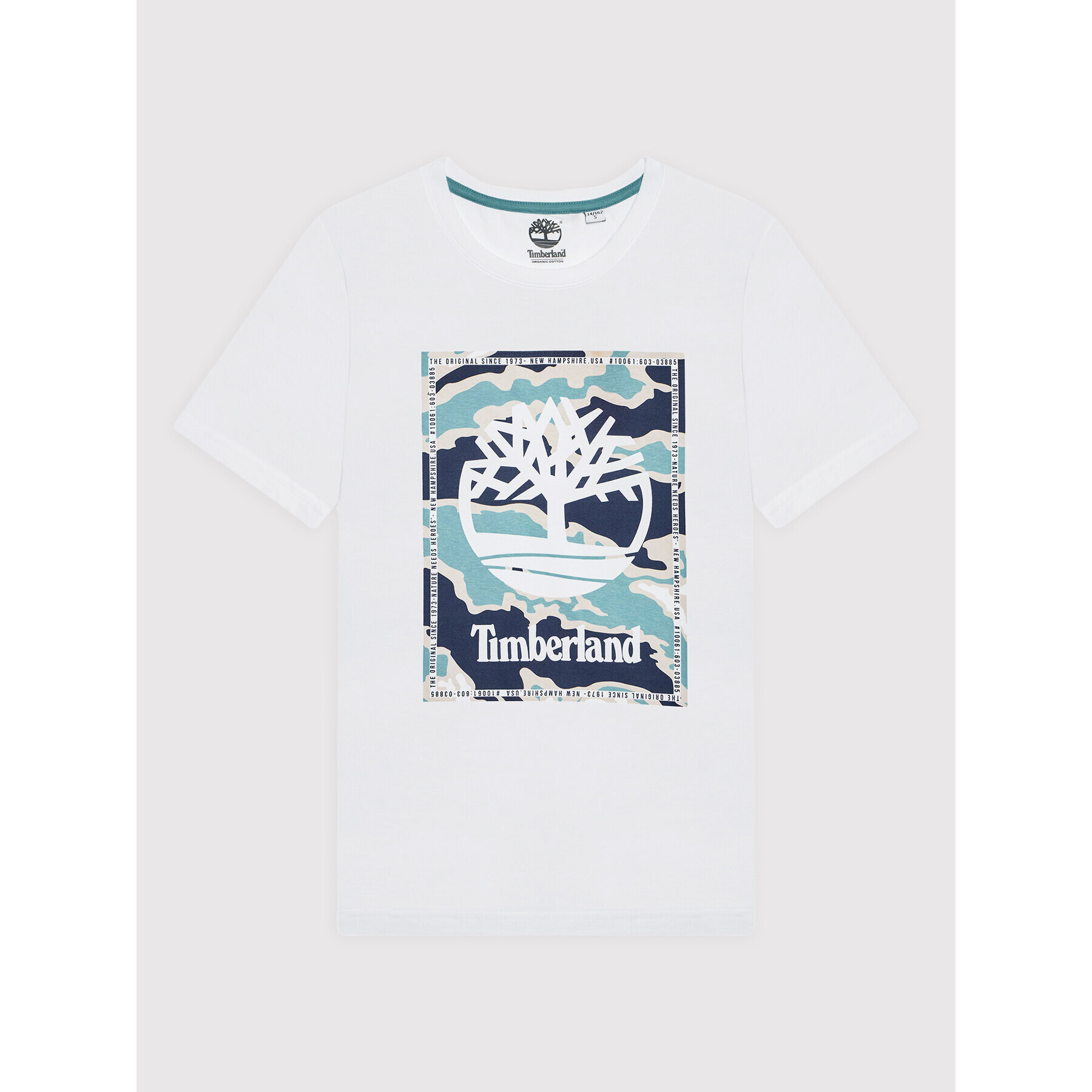 Timberland T-Shirt T25S84 S Bílá Regular Fit - Pepit.cz