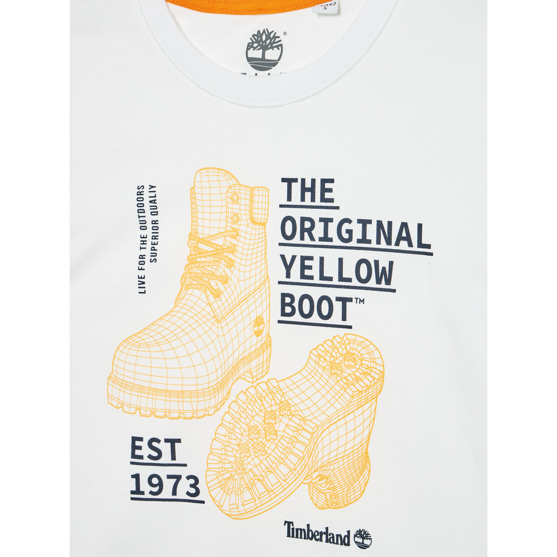 Timberland T-Shirt T25S86 D Bílá Regular Fit - Pepit.cz