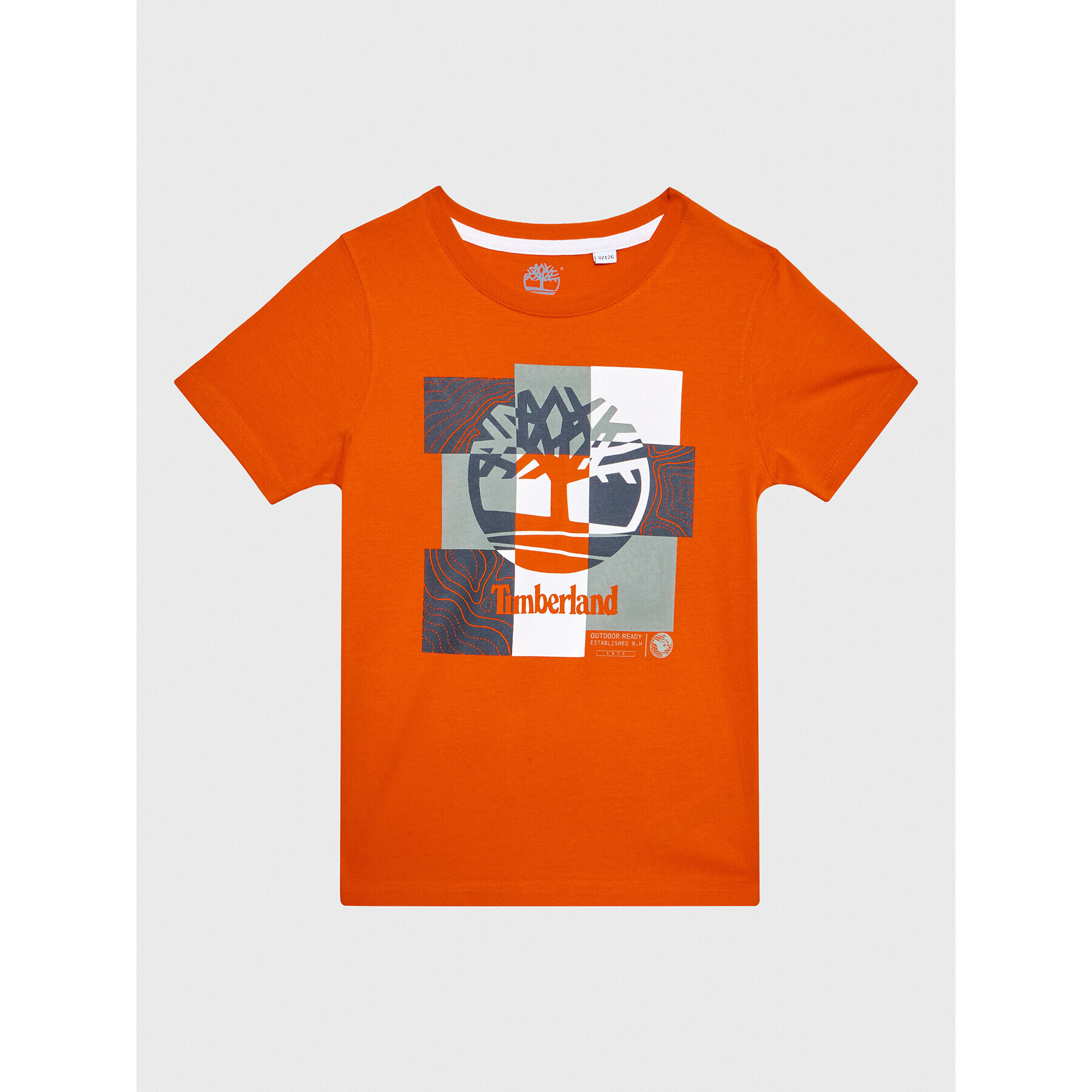 Timberland T-Shirt T25T80 S Oranžová Regular Fit - Pepit.cz