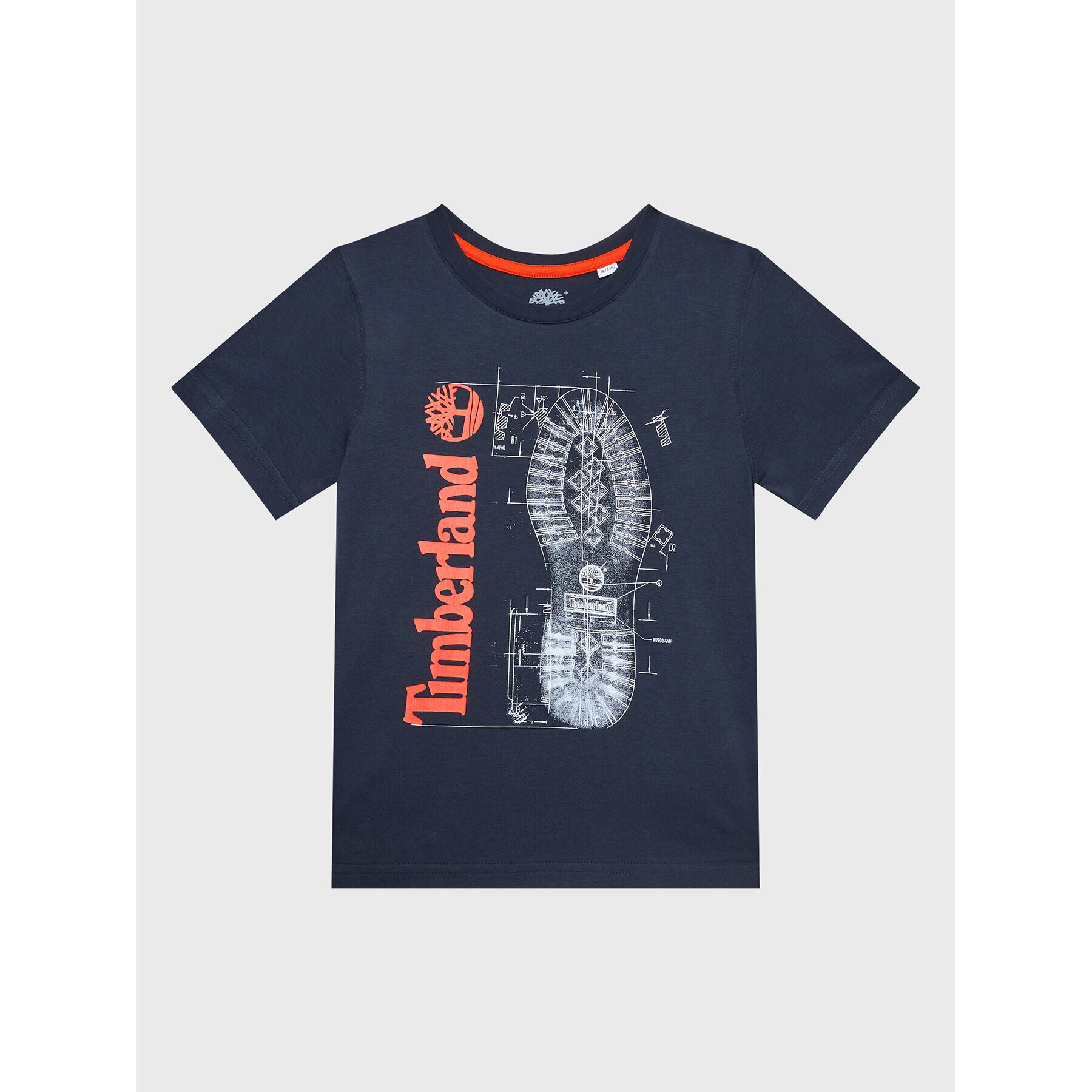 Timberland T-Shirt T25T82 D Tmavomodrá Regular Fit - Pepit.cz