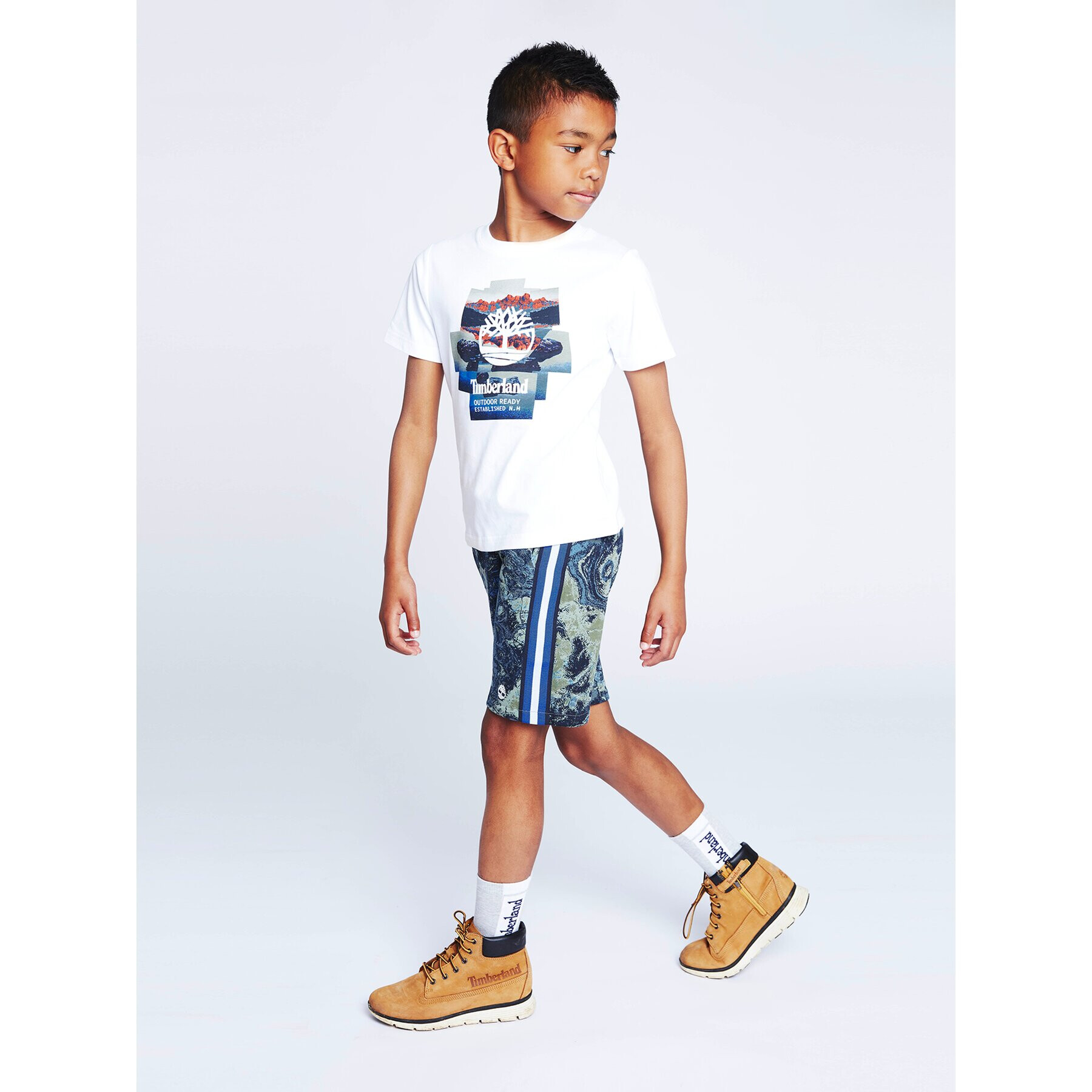 Timberland T-Shirt T25T92 D Bílá Regular Fit - Pepit.cz