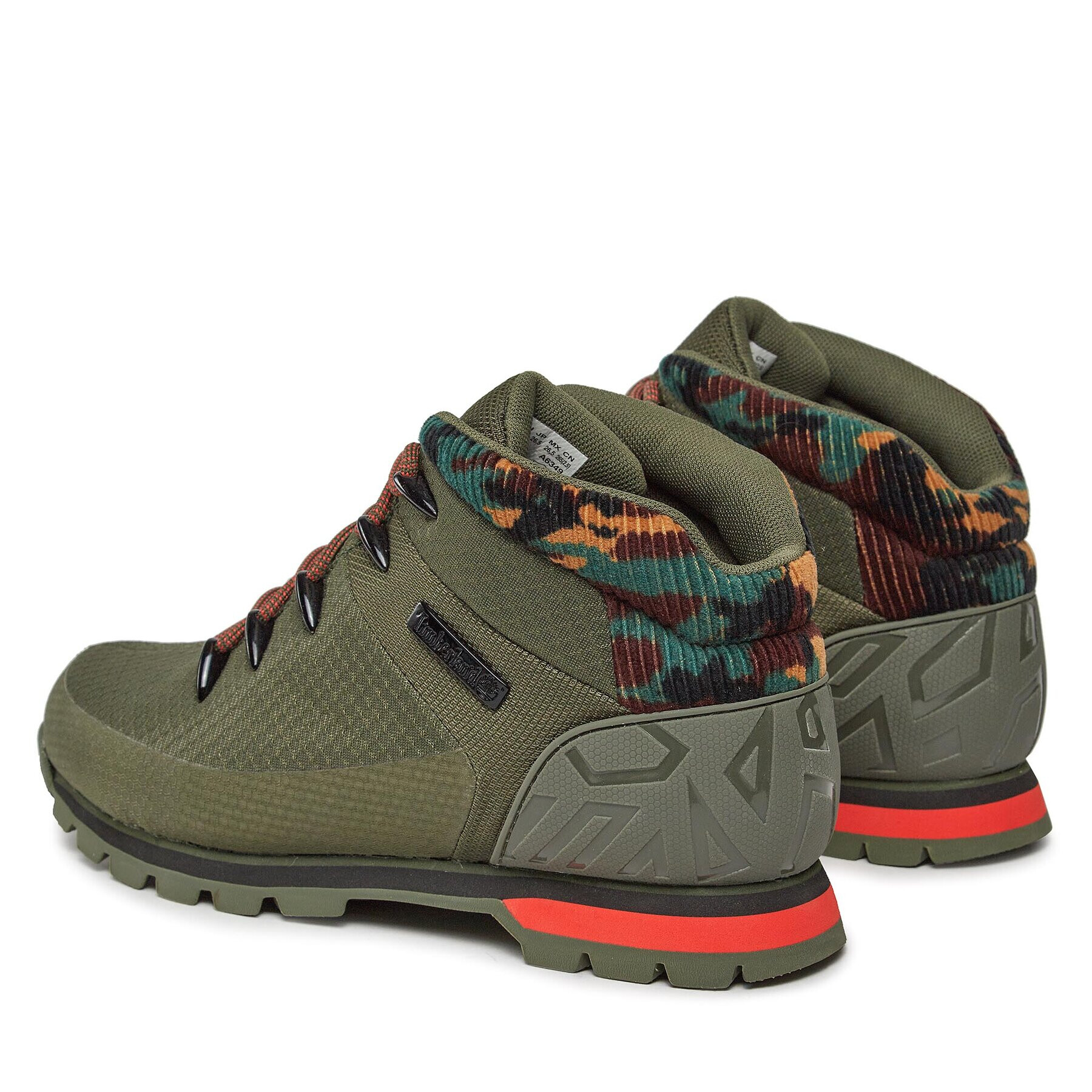 Timberland Trekingová obuv Euro Sprint Fabric Wp TB0A2K7QA581 Zelená - Pepit.cz