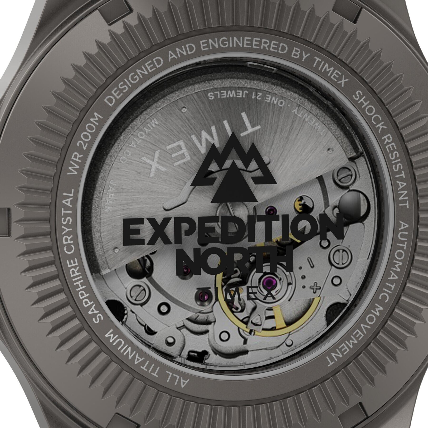 Timex Hodinky Expedition North Titanium Automatic TW2V54000 Černá - Pepit.cz