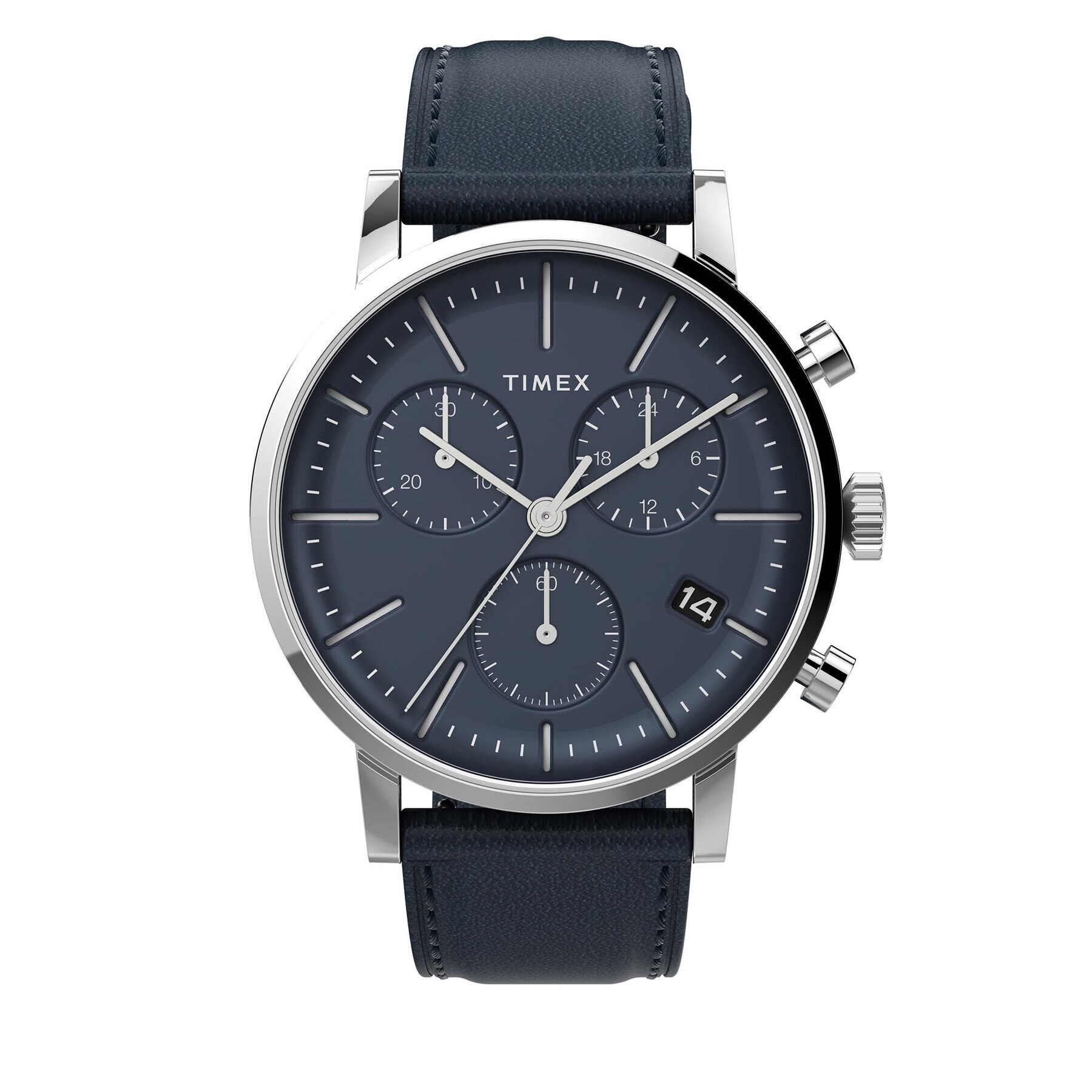 Timex Hodinky Midtown Chronograph TW2V36800 Tmavomodrá - Pepit.cz