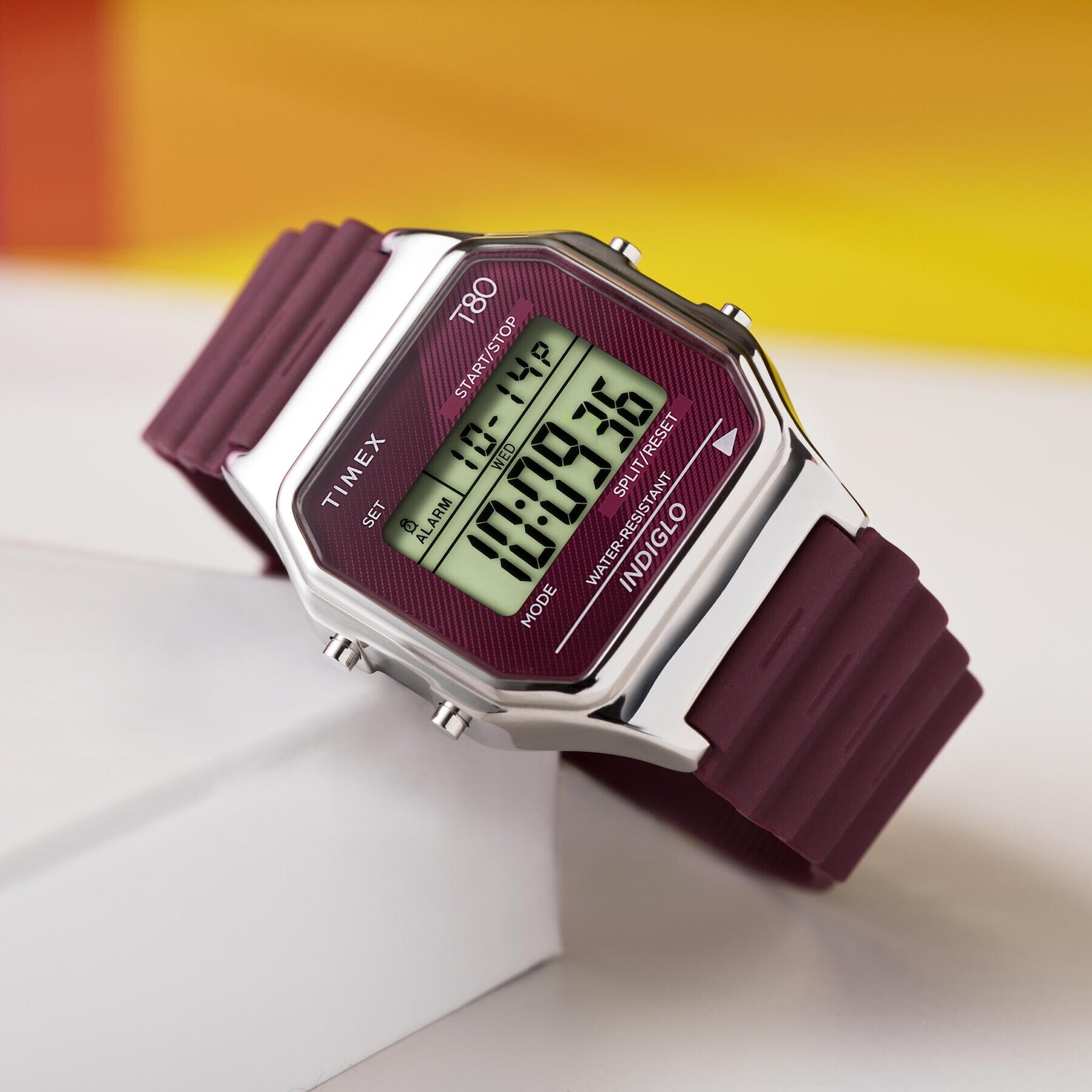 Timex Hodinky T80 TW2V41300 Bordó - Pepit.cz