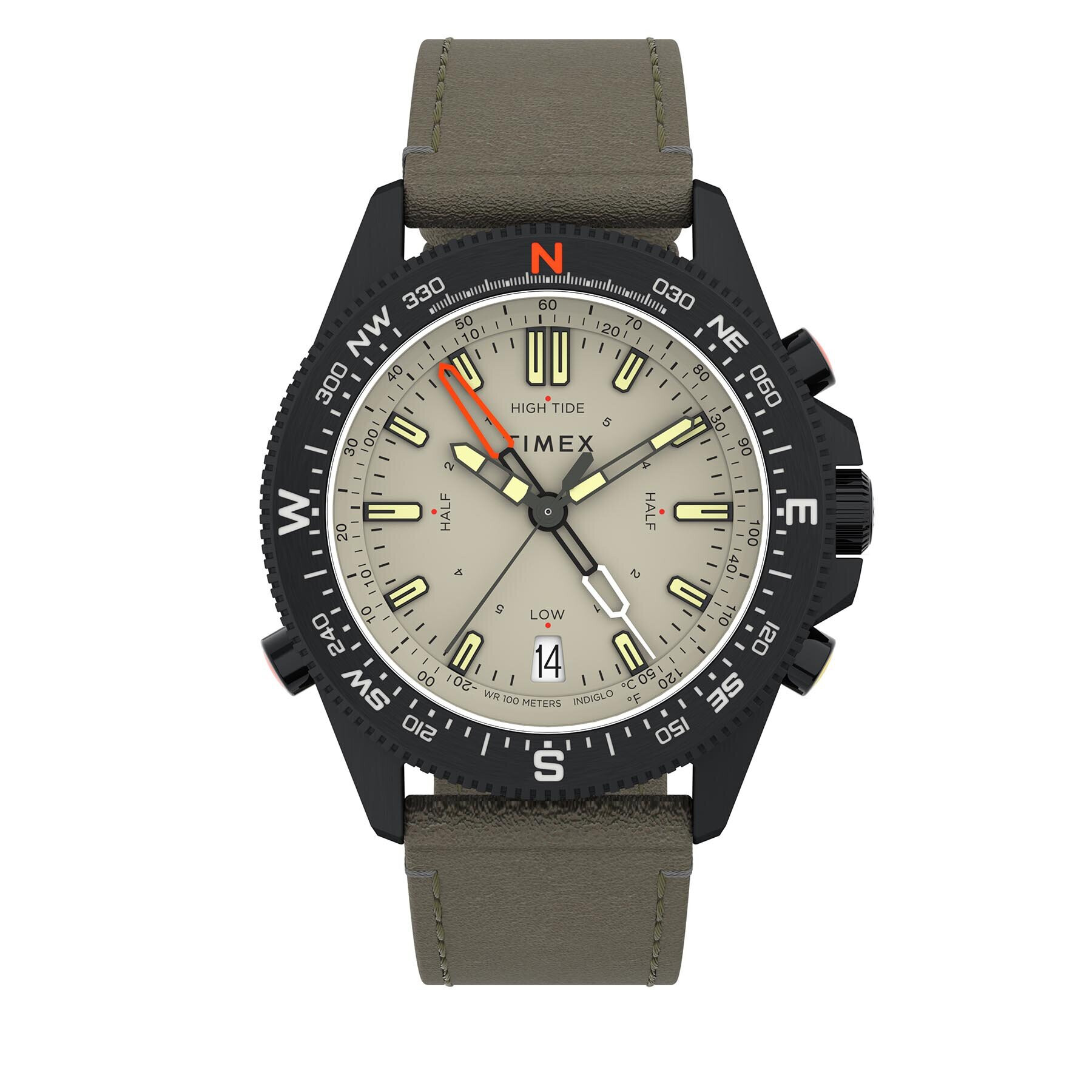 Timex Hodinky Tide-Temp-Compass 43mm Eco-Friendly Strap TW2V21800 Černá - Pepit.cz