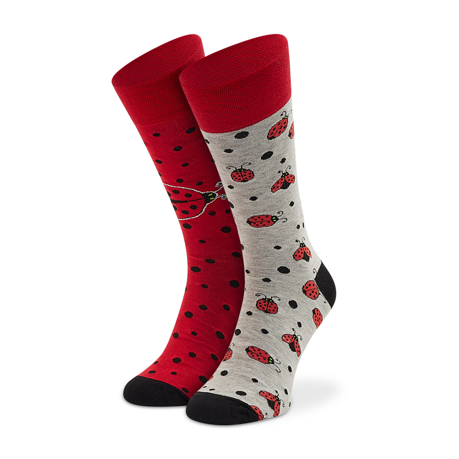 Todo Socks Klasické ponožky Unisex Ladybung Červená - Pepit.cz