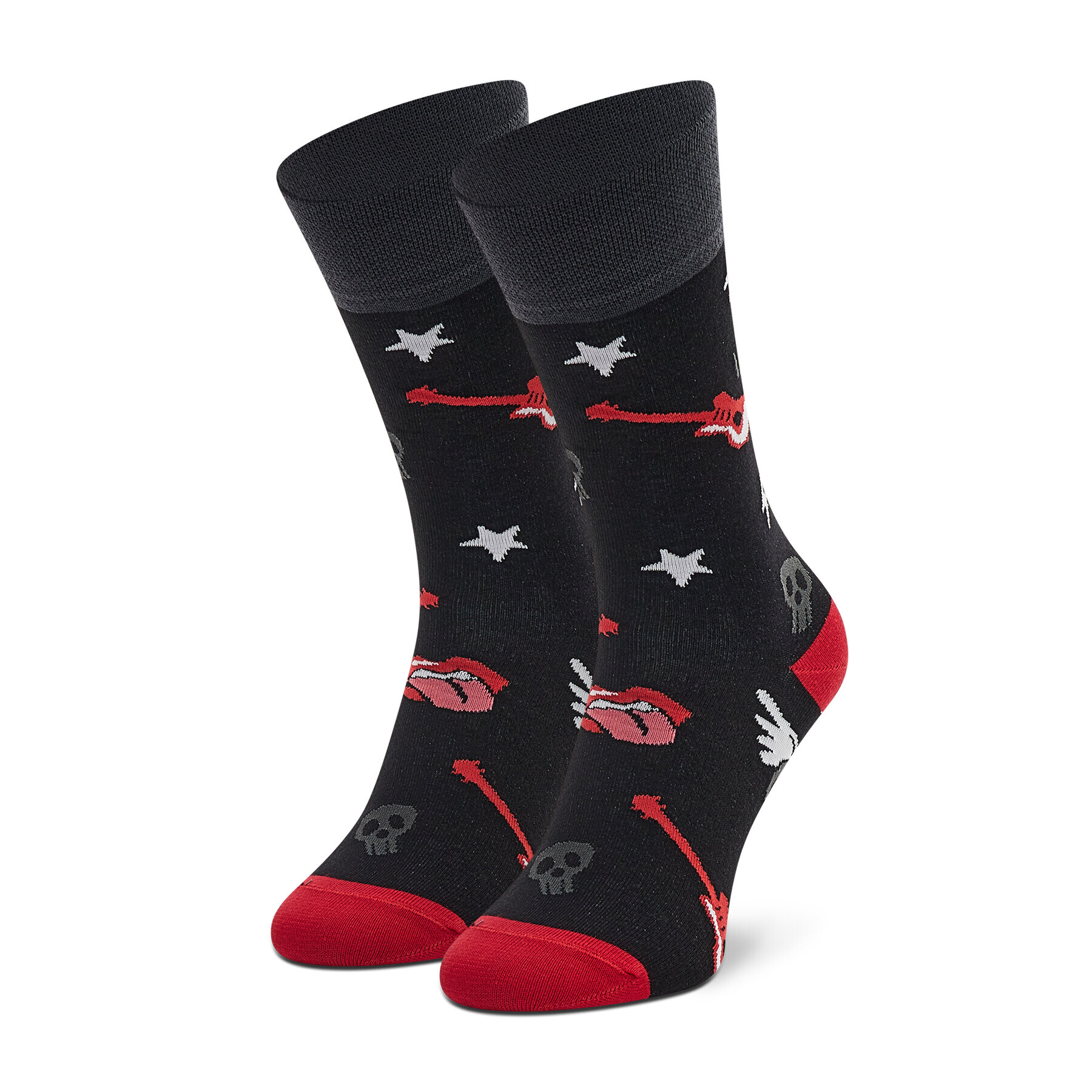 Todo Socks Klasické ponožky Unisex Rock And Roll Černá - Pepit.cz