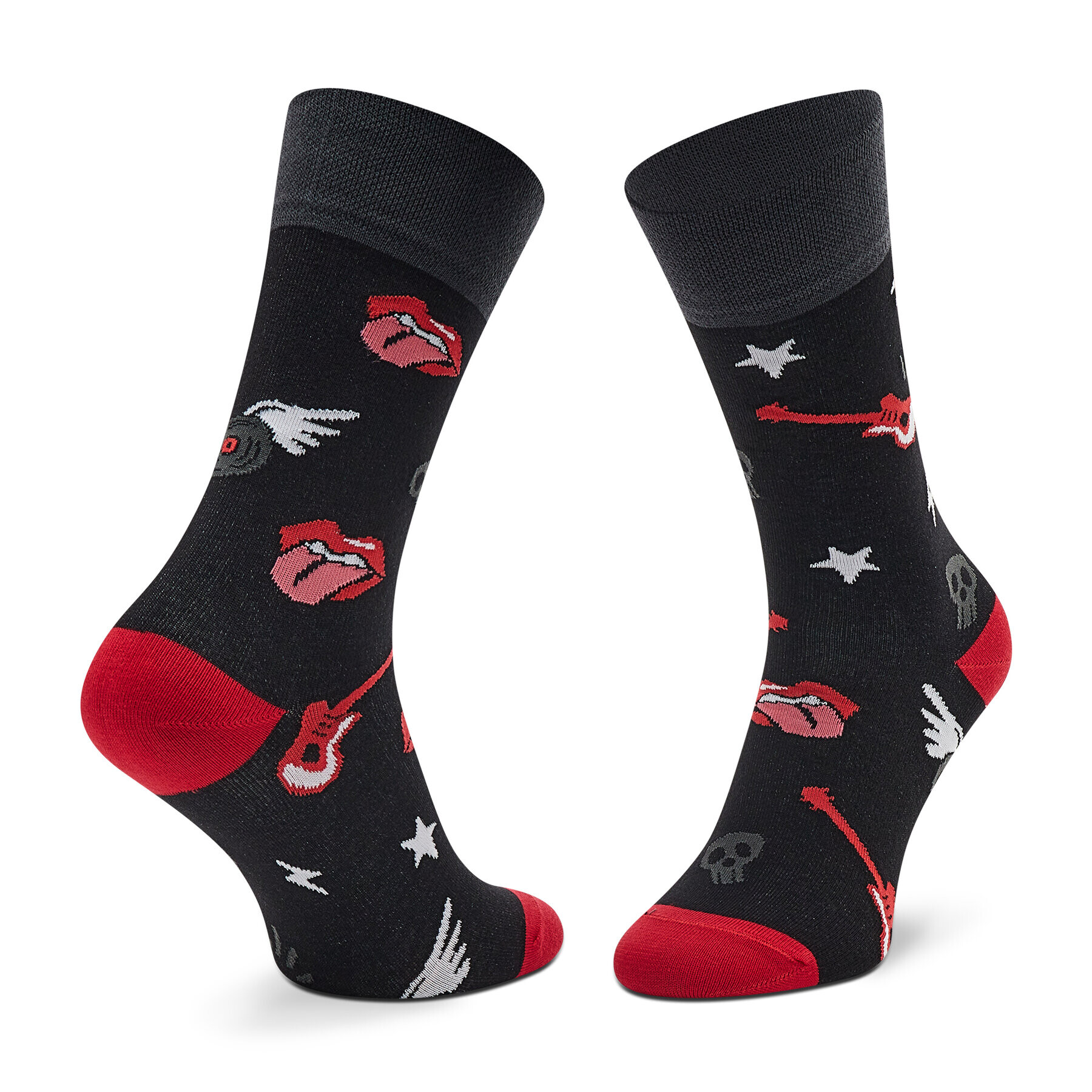 Todo Socks Klasické ponožky Unisex Rock And Roll Černá - Pepit.cz