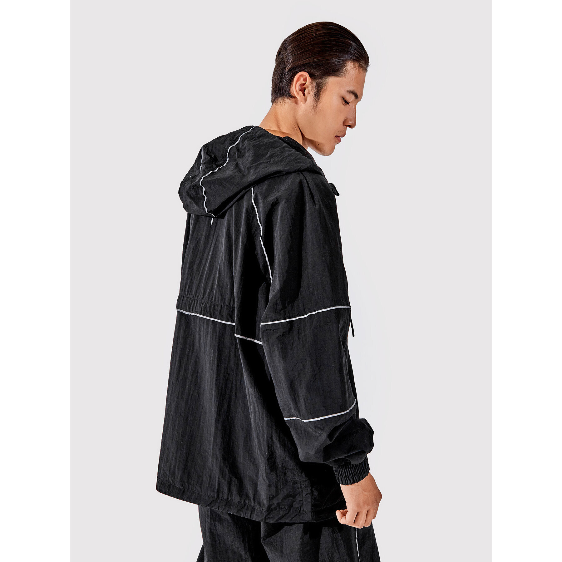 Togoshi Bunda anorak TG22-KUM001 Černá Oversize - Pepit.cz