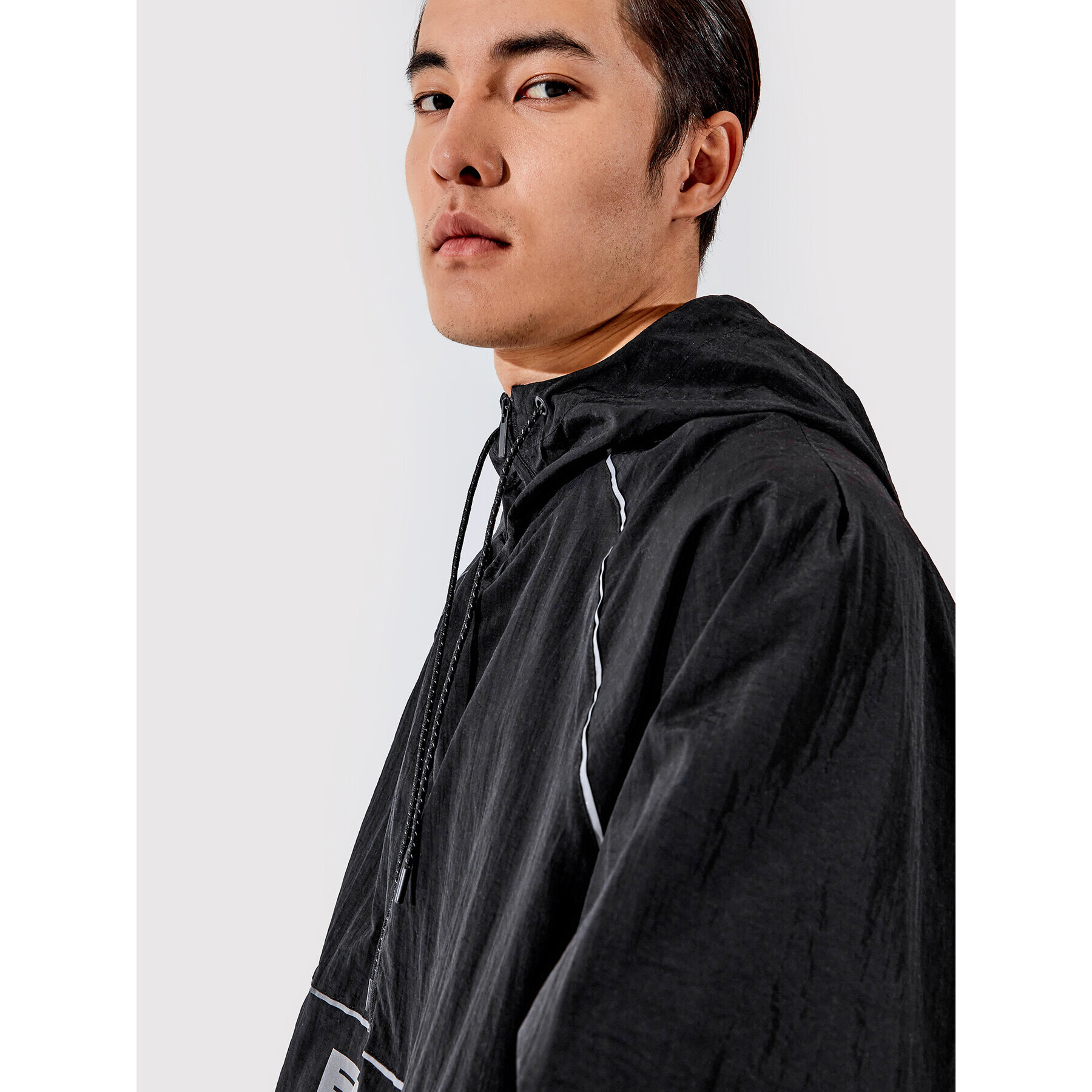 Togoshi Bunda anorak TG22-KUM001 Černá Oversize - Pepit.cz